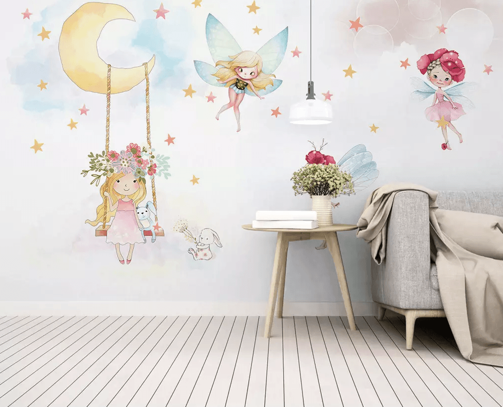 3D Moon Elf Stars 272 Wallpaper AJ Wallpaper 2 