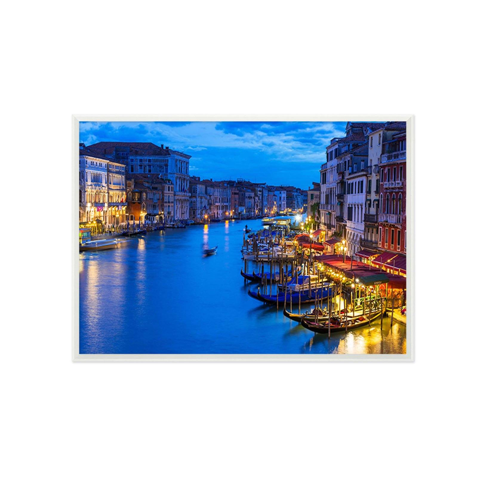 3D City Boat 052 Fake Framed Print Painting Wallpaper AJ Creativity Home 