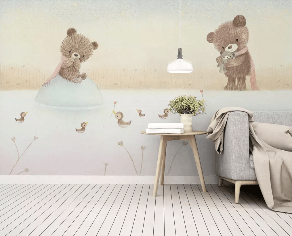 3D Cartoon Cute Bear 289 Wallpaper AJ Wallpaper 2 