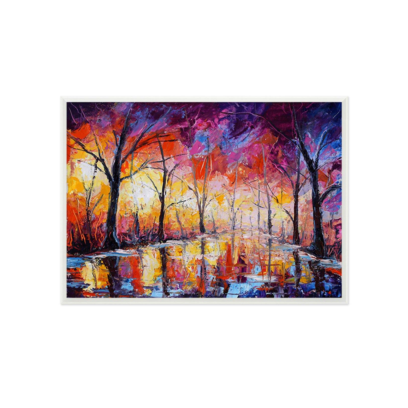 3D Landscape Painting 182 Fake Framed Print Painting Wallpaper AJ Creativity Home 