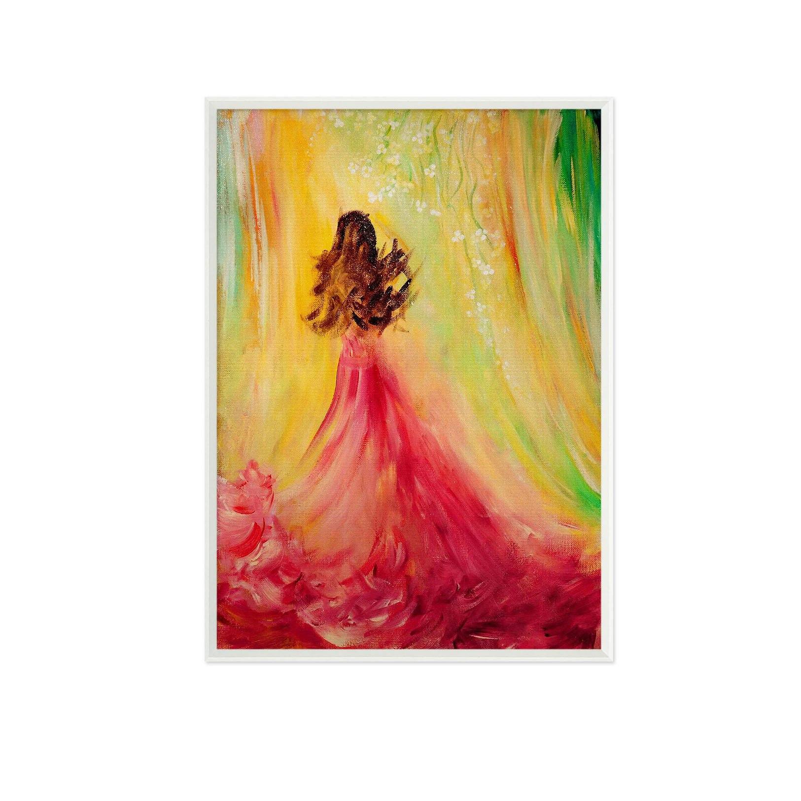 3D Beautiful Back 124 Fake Framed Print Painting Wallpaper AJ Creativity Home 