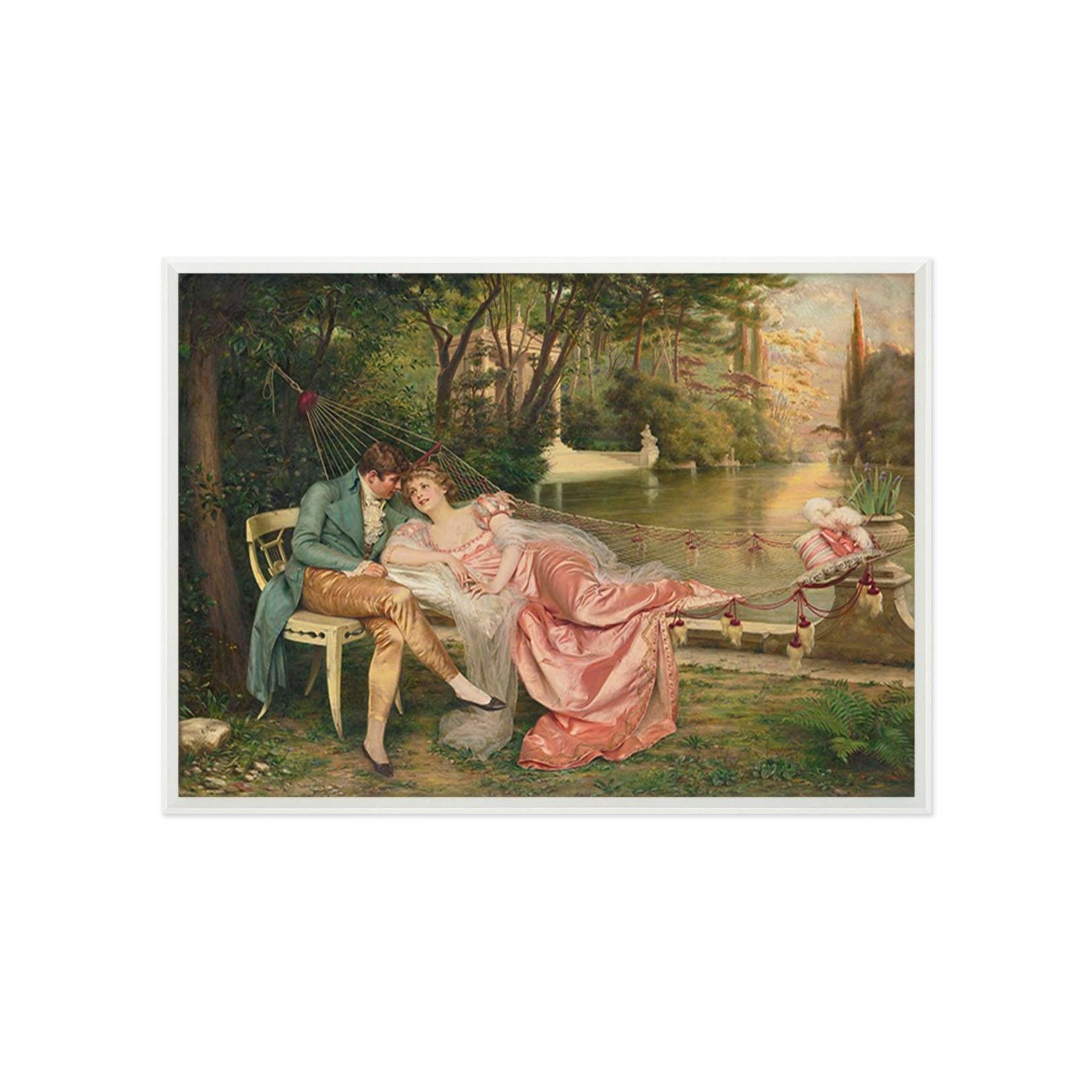 3D Swing Chat 149 Fake Framed Print Painting Wallpaper AJ Creativity Home 