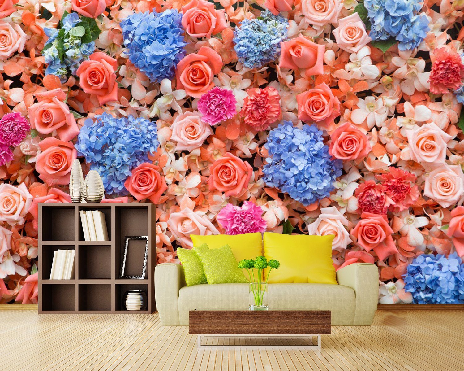 3D Rosy Flower 827 Wallpaper AJ Wallpaper 