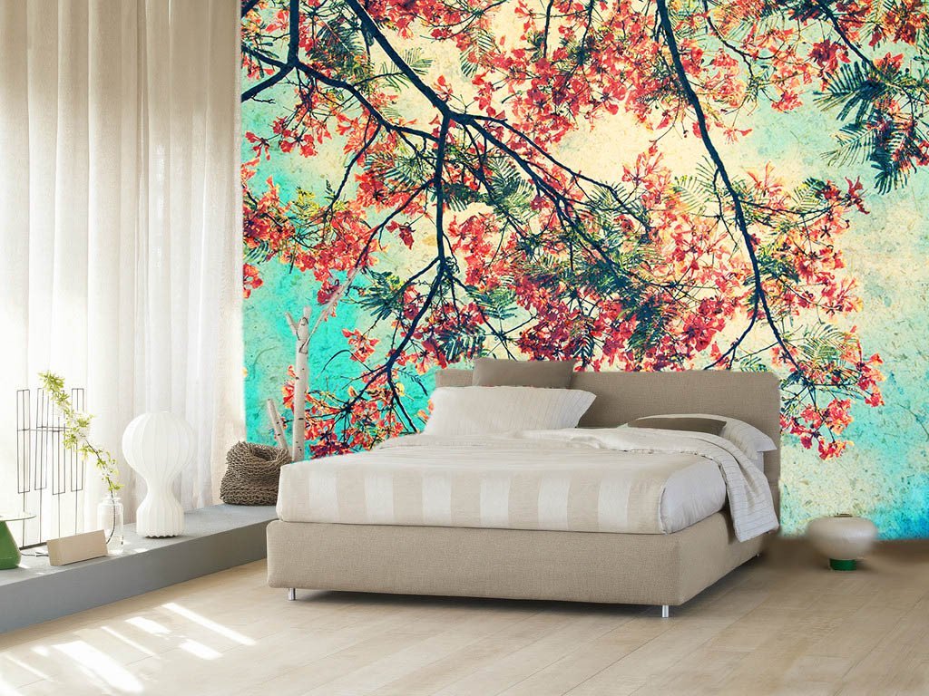 Blooming Tree 3 Wallpaper AJ Wallpaper 