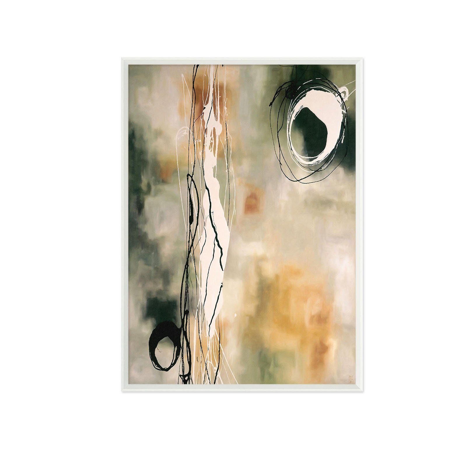 3D Graffiti Circle 113 Fake Framed Print Painting Wallpaper AJ Creativity Home 