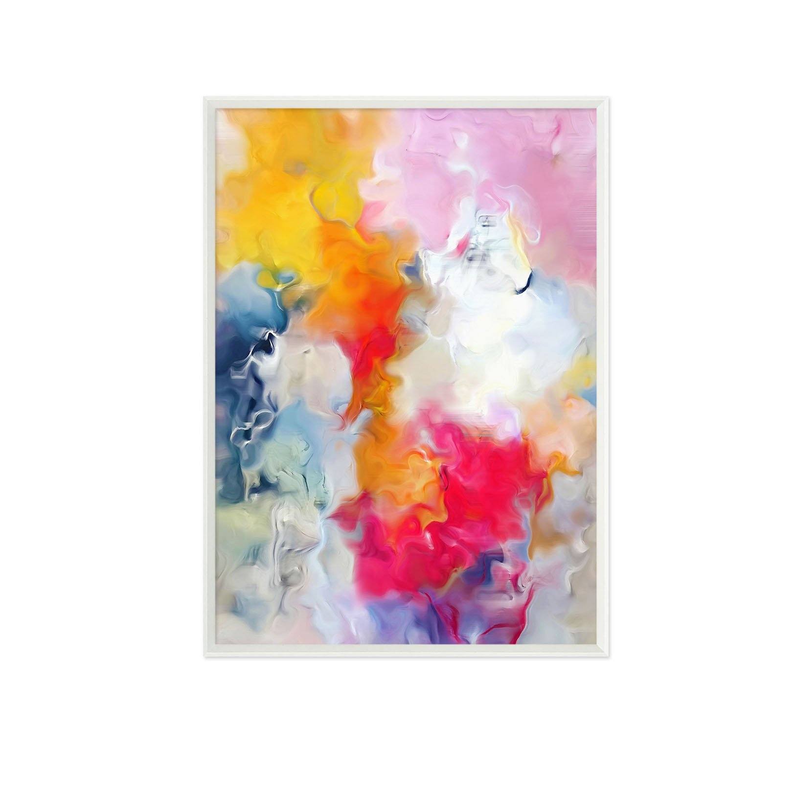 3D Colorful Doodle 070 Fake Framed Print Painting Wallpaper AJ Creativity Home 