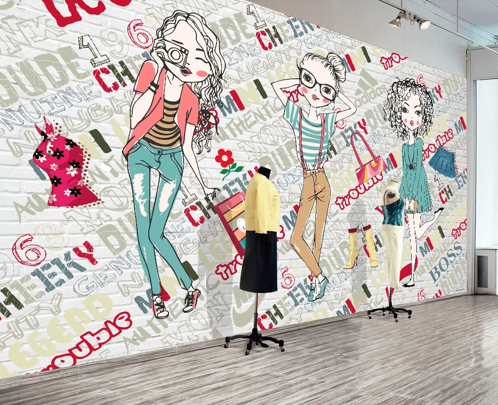 3D Cartoon Styling Girl 132 Wallpaper AJ Wallpaper 2 