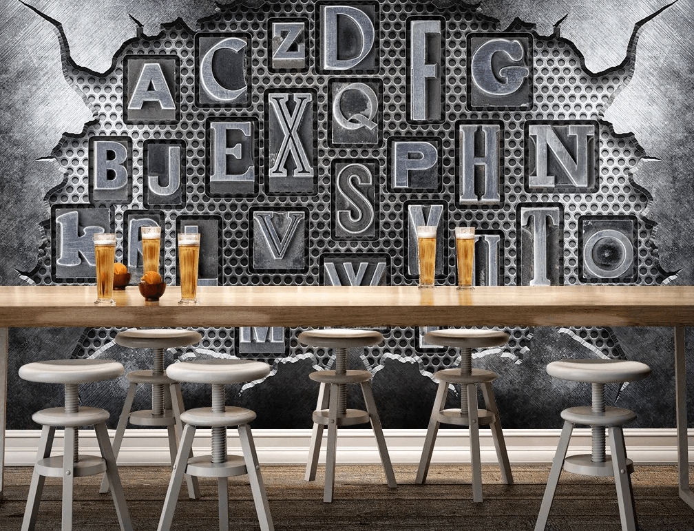 3D Letter Card 45 Wallpaper AJ Wallpaper 2 