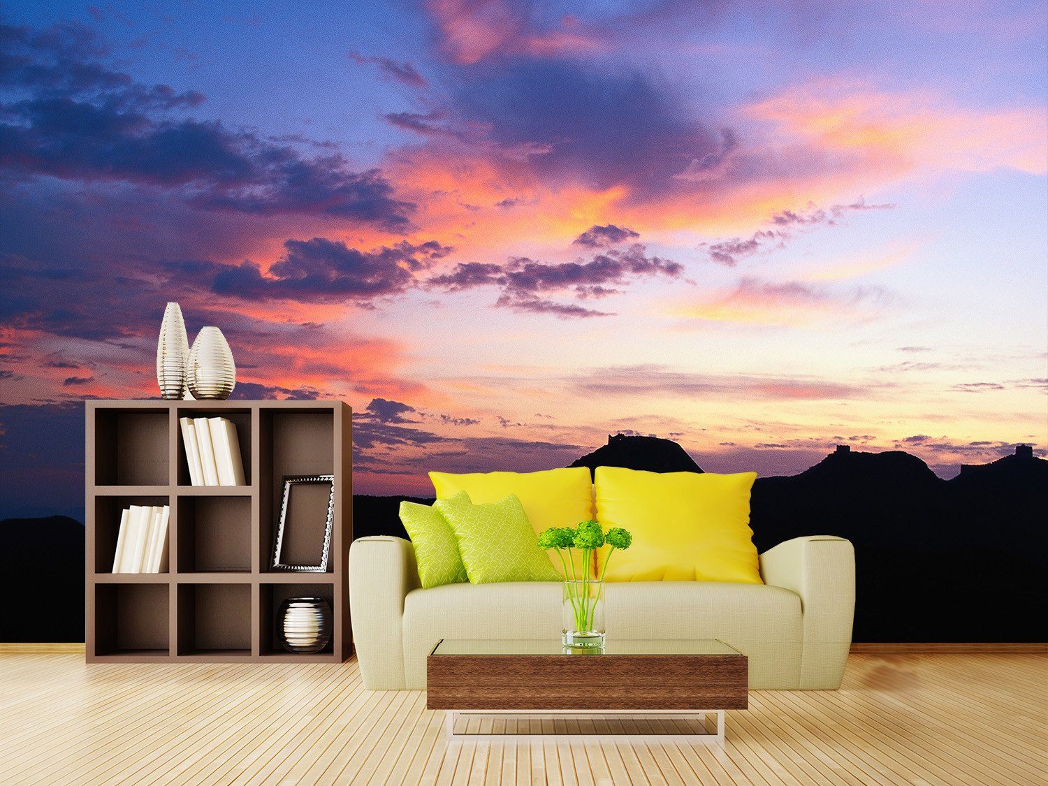 Rosy Clouds Sky 1 Wallpaper AJ Wallpaper 