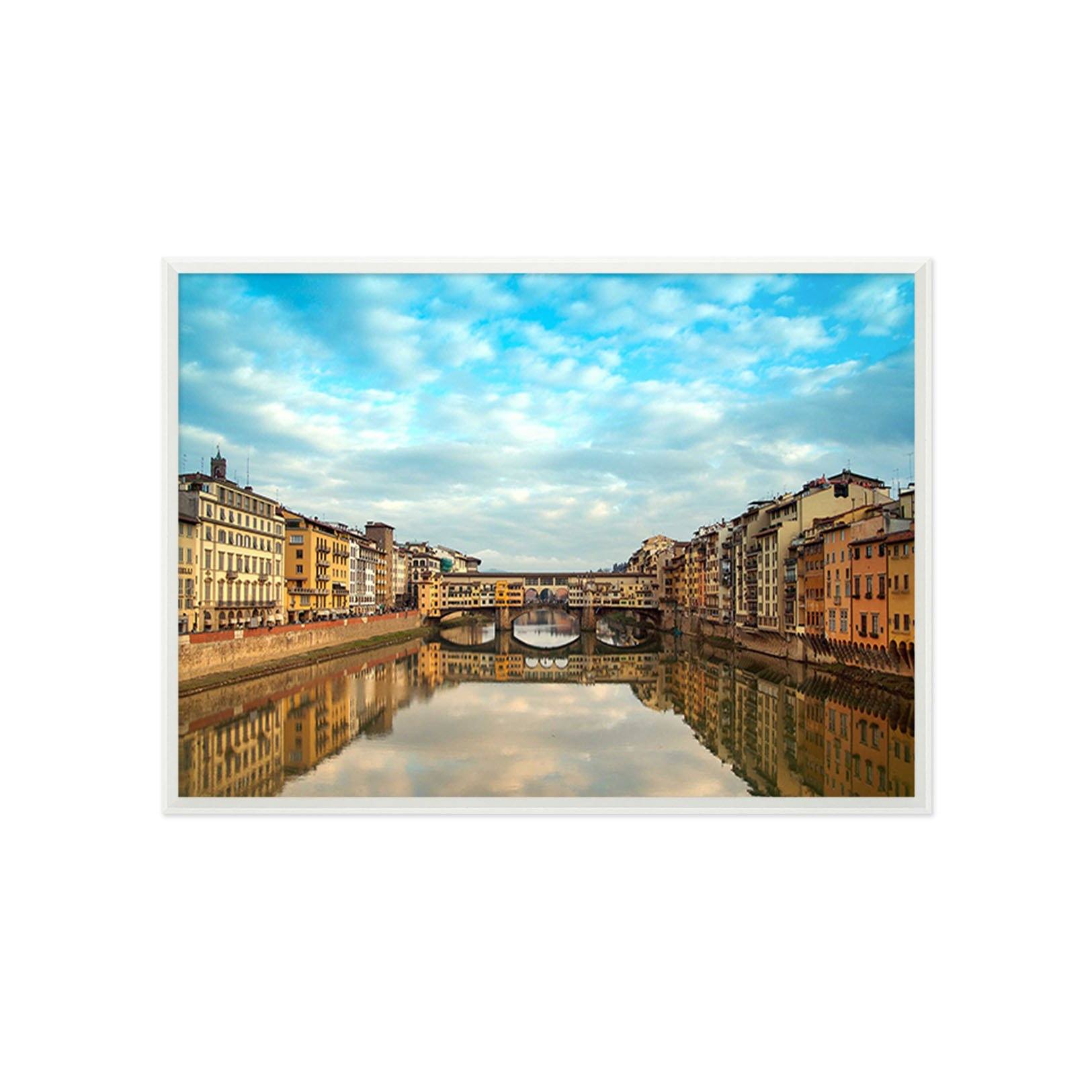 3D Calm Town 029 Fake Framed Print Painting Wallpaper AJ Creativity Home 