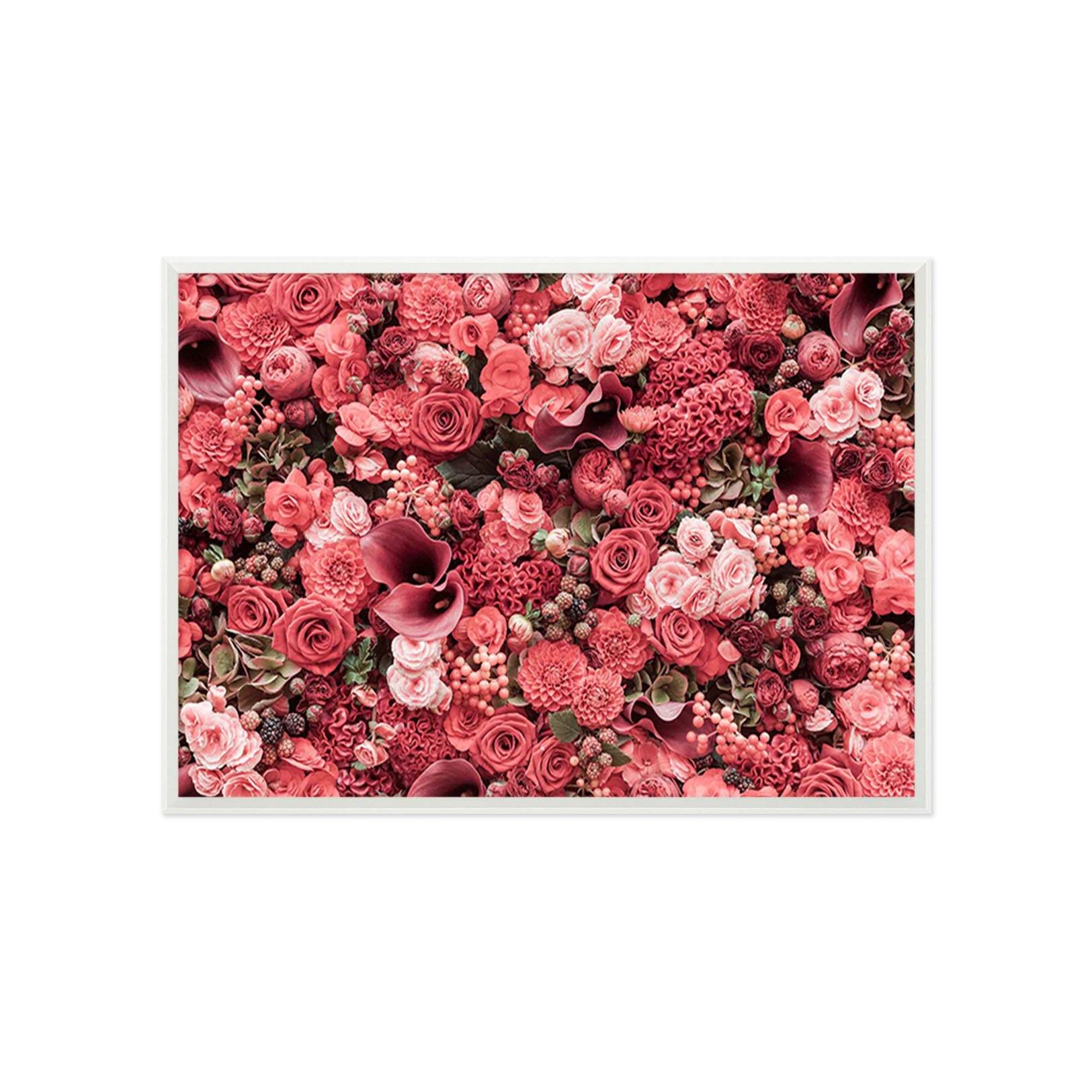 3D Flower Sea 096 Fake Framed Print Painting Wallpaper AJ Creativity Home 