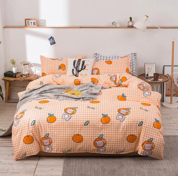 3D Orange Mouse 13106 Bed Pillowcases Quilt