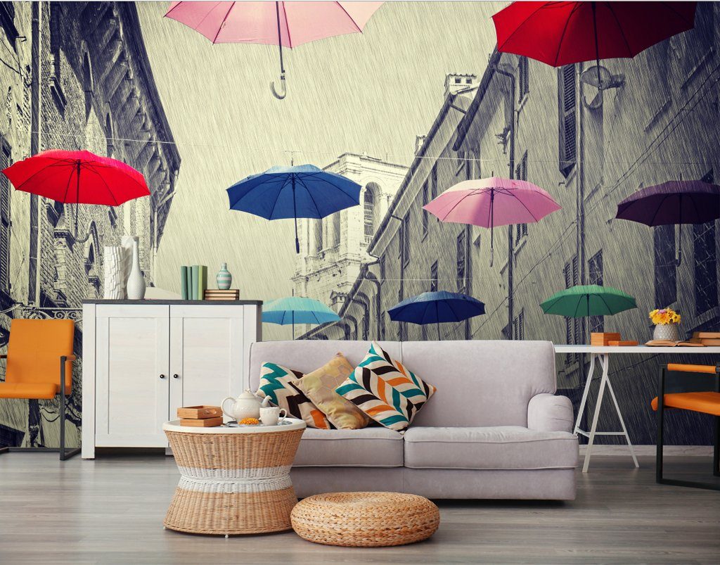 3D Umbrella 698 Wall Murals Wallpaper AJ Wallpaper 2 