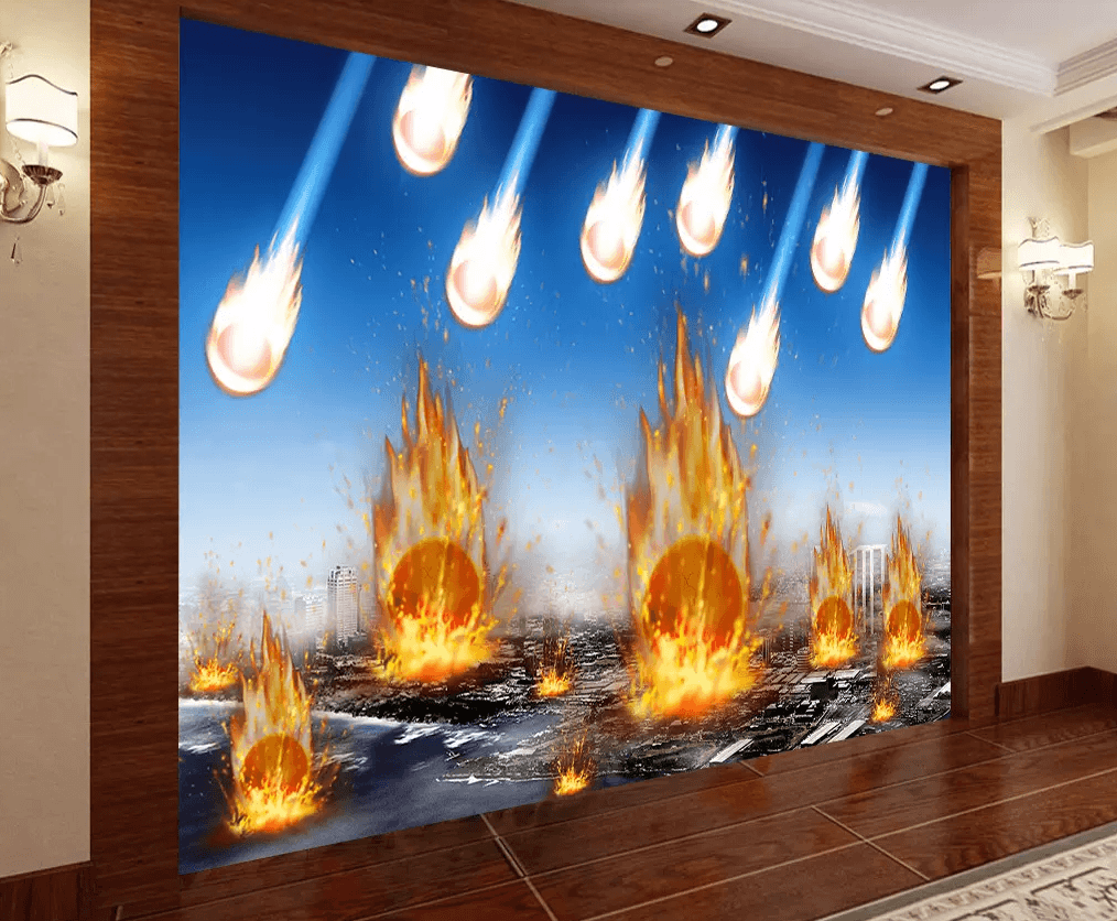 3D Meteorite Fire 404 Wallpaper AJ Wallpaper 2 