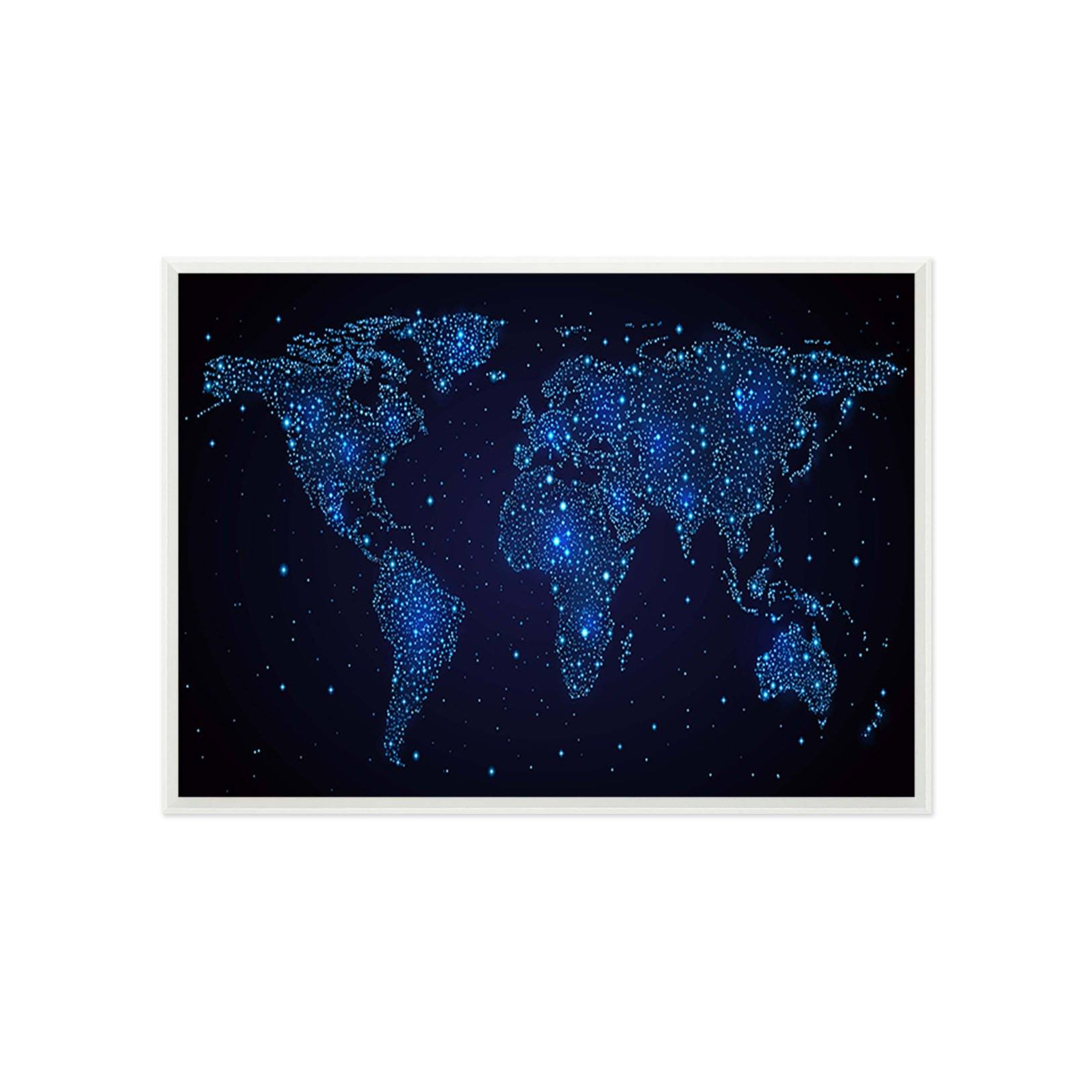 3D Milky Way Stars 101 Fake Framed Print Painting Wallpaper AJ Creativity Home 