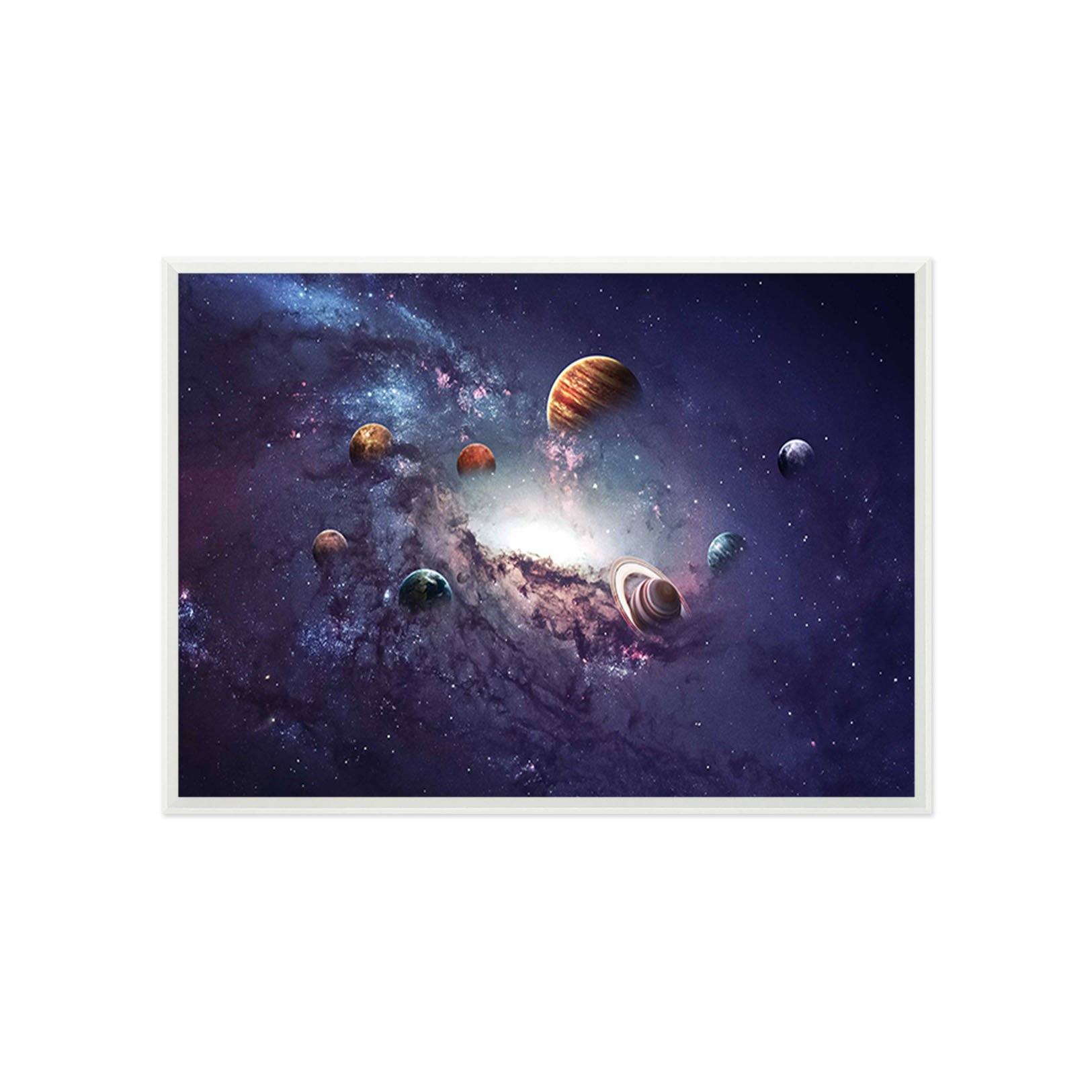 3D Shining Stars 098 Fake Framed Print Painting Wallpaper AJ Creativity Home 