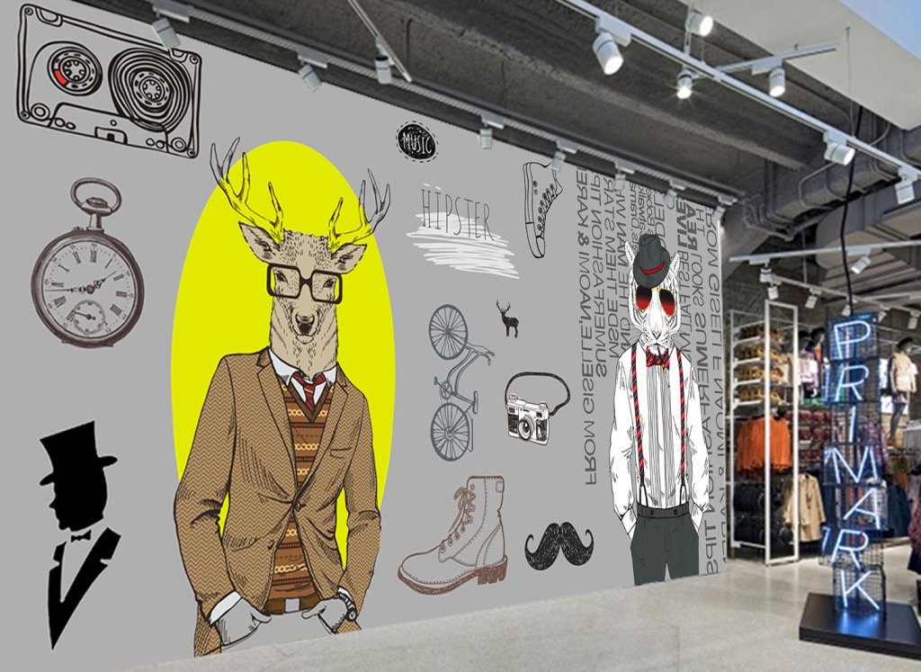 3D Cattle 229 Wall Murals Wallpaper AJ Wallpaper 2 