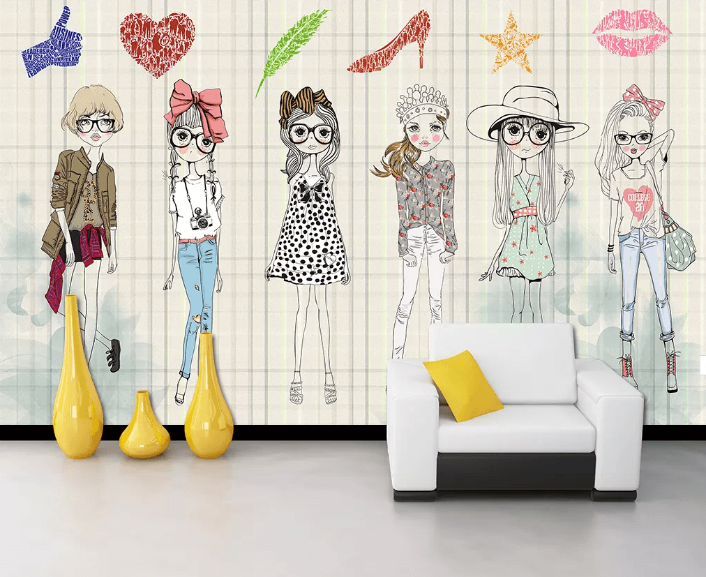 3D Graffiti Cute Style 143 Wallpaper AJ Wallpaper 2 
