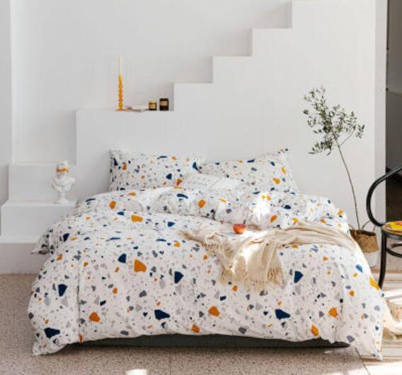 3D Colored Crushed Stones 15105 Bed Pillowcases Quilt