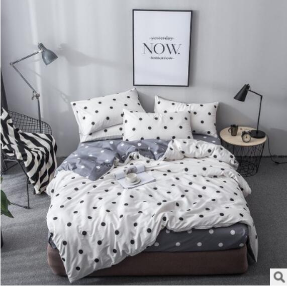 3D Black Dots 17181 Bed Pillowcases Quilt