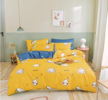 3D Yellow Doll 40061 Bed Pillowcases Quilt