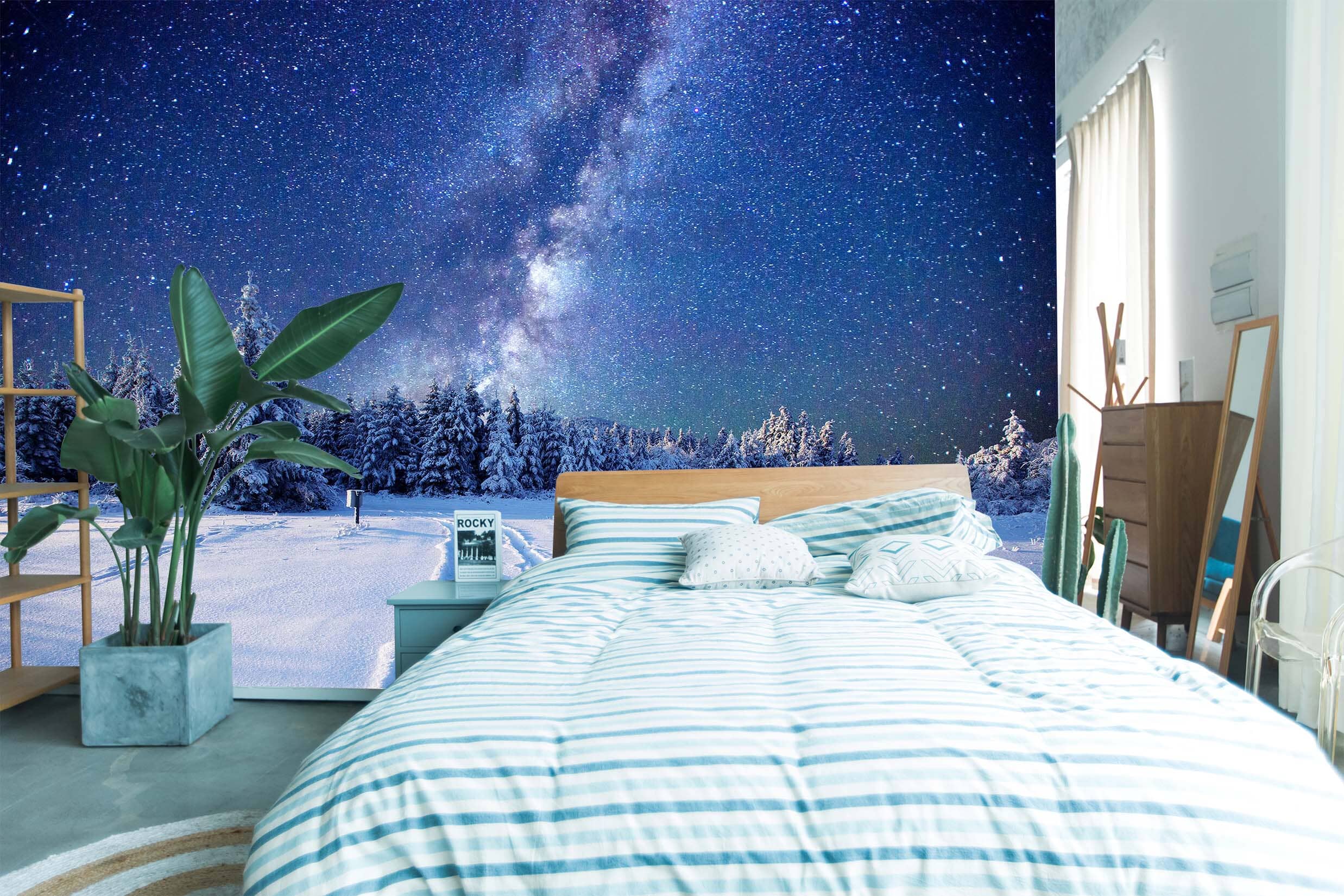 3D Snow Forest 070 Wall Murals Wallpaper AJ Wallpaper 2 