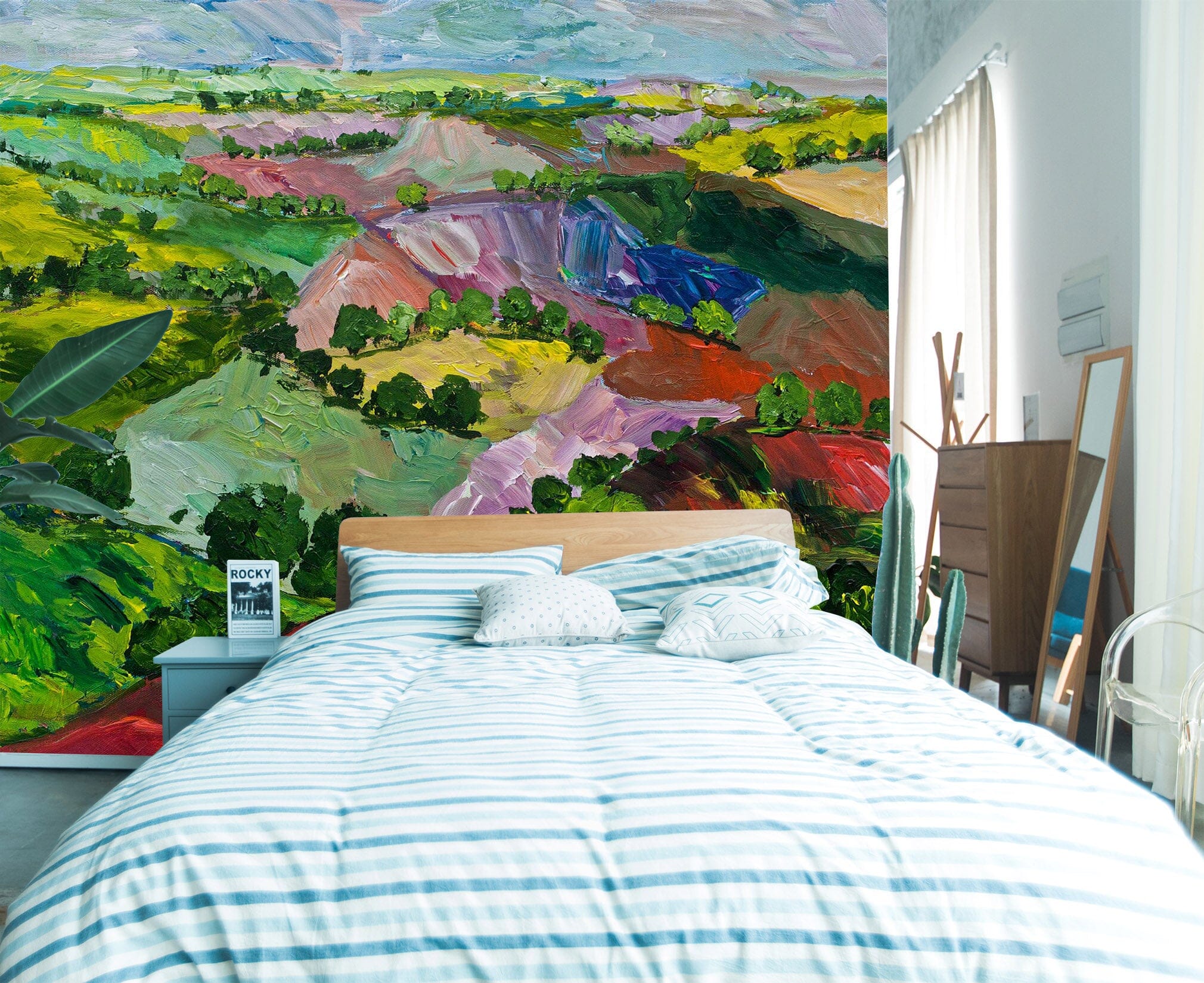 3D Colored Hills 185 Allan P. Friedlander Wall Mural Wall Murals Wallpaper AJ Wallpaper 2 