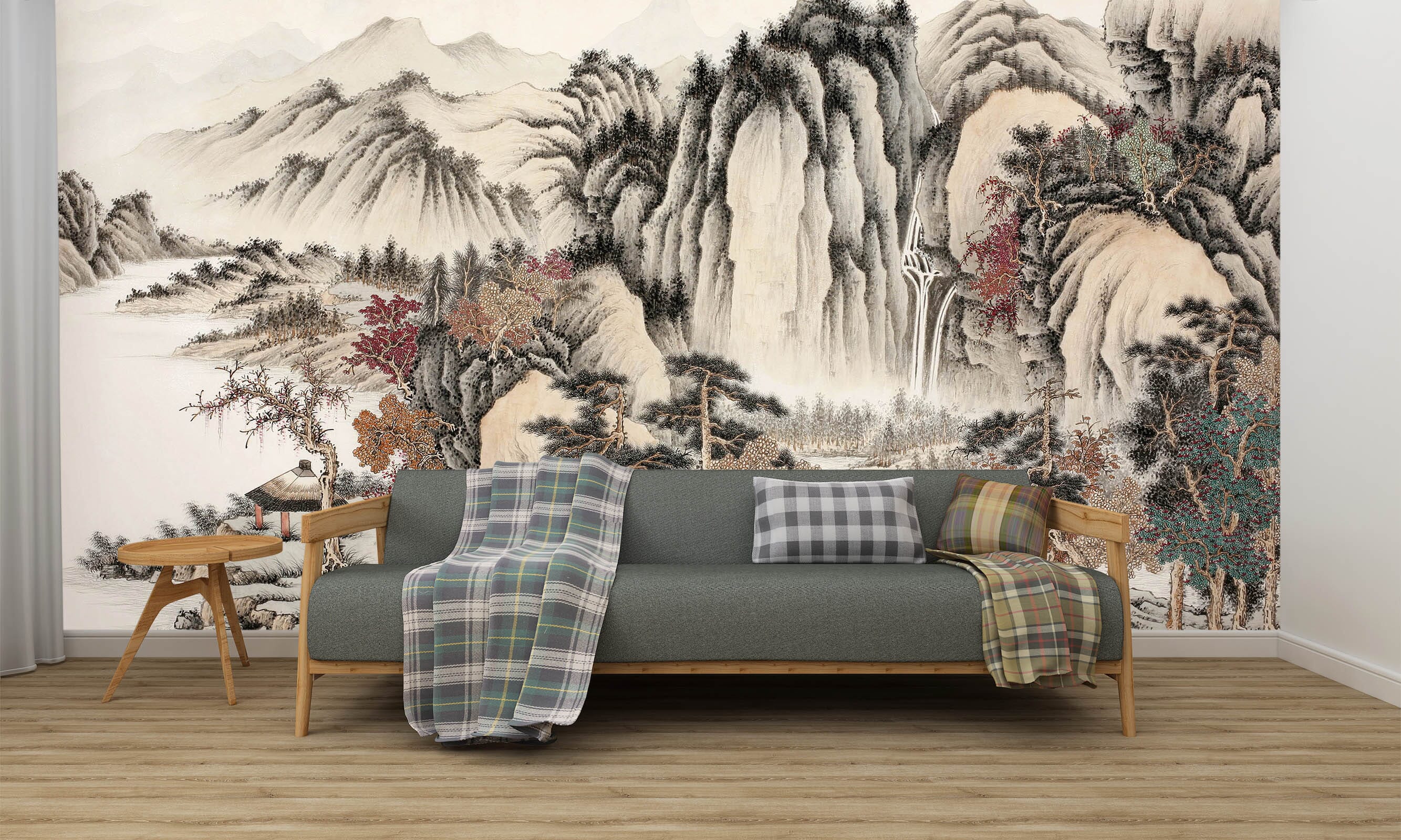 3D Alpine River 1465 Wall Murals Wallpaper AJ Wallpaper 2 