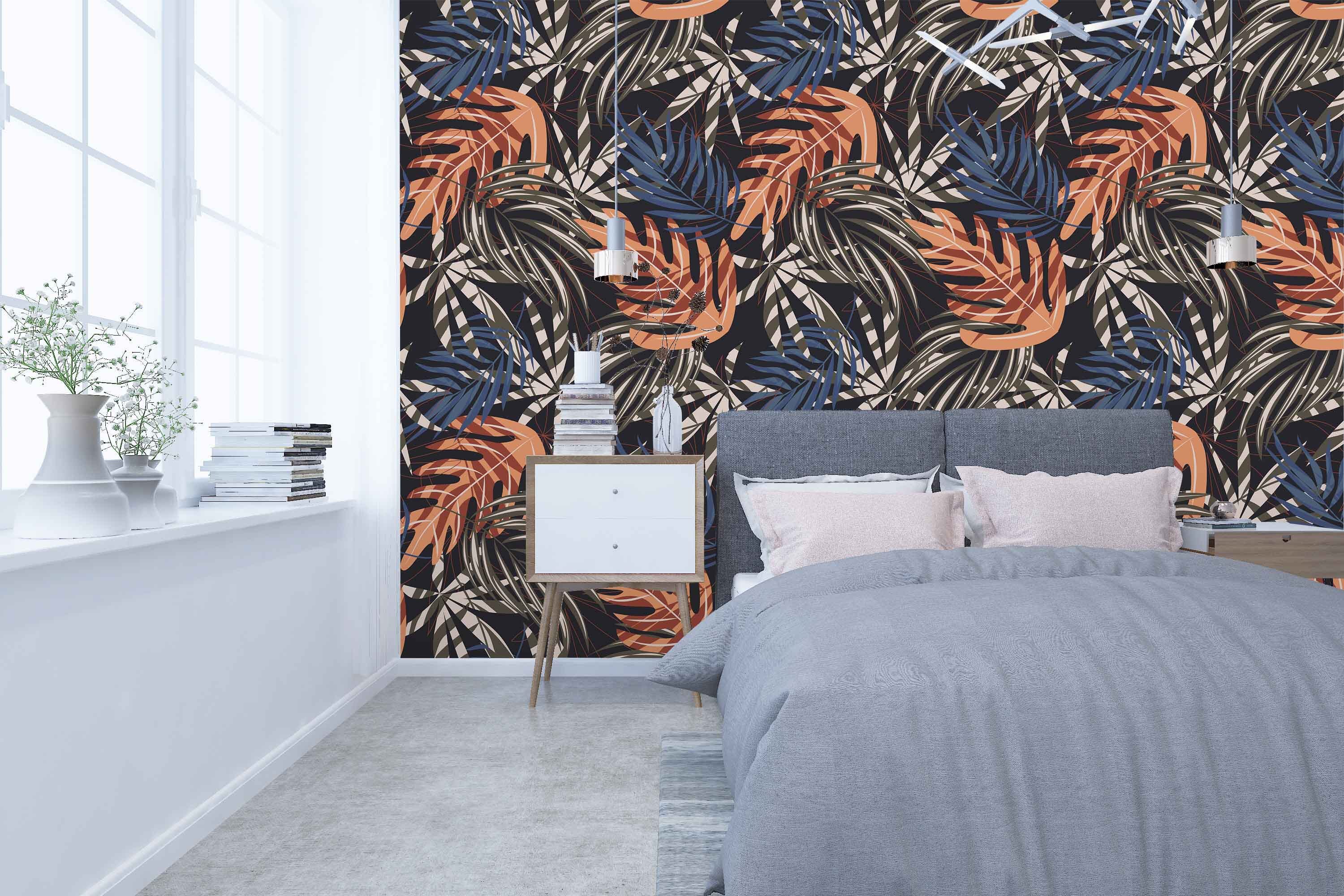 3D Colored Leaves 56 Wall Murals Wallpaper AJ Wallpaper 2 