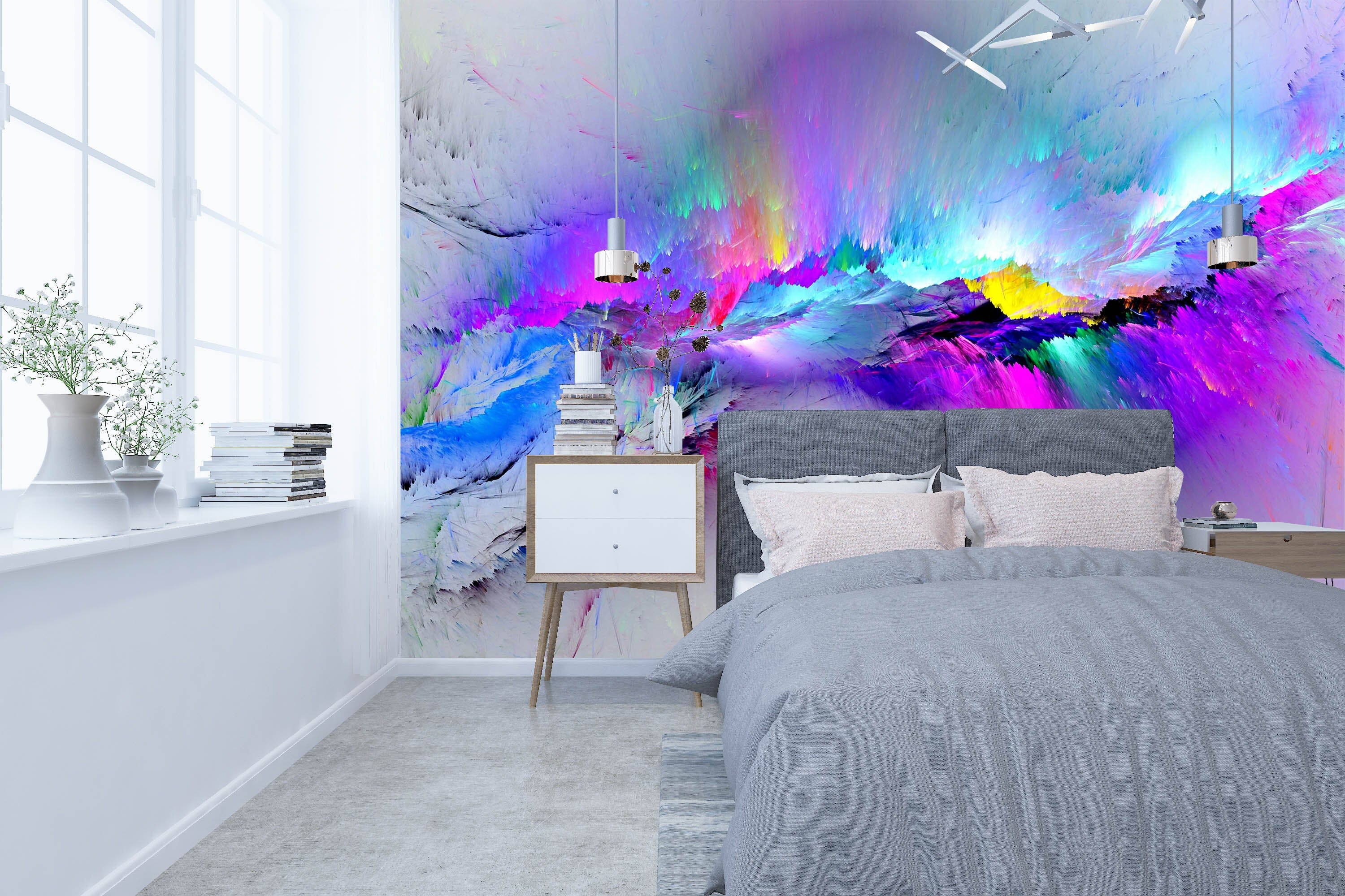 3D Color Abstract Painting 1687 Wall Murals Wallpaper AJ Wallpaper 2 