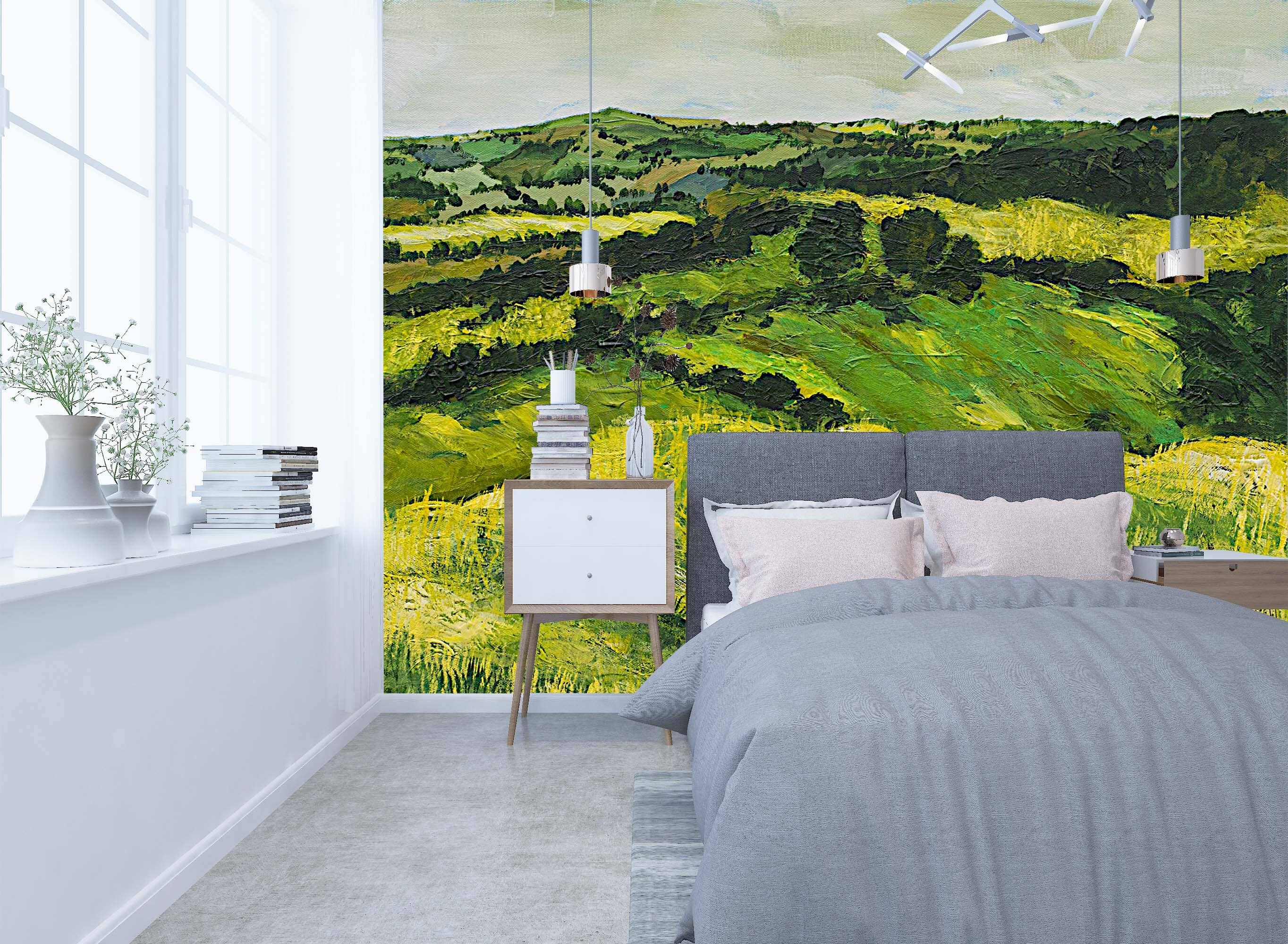 3D Grass Path 184 Allan P. Friedlander Wall Mural Wall Murals Wallpaper AJ Wallpaper 2 