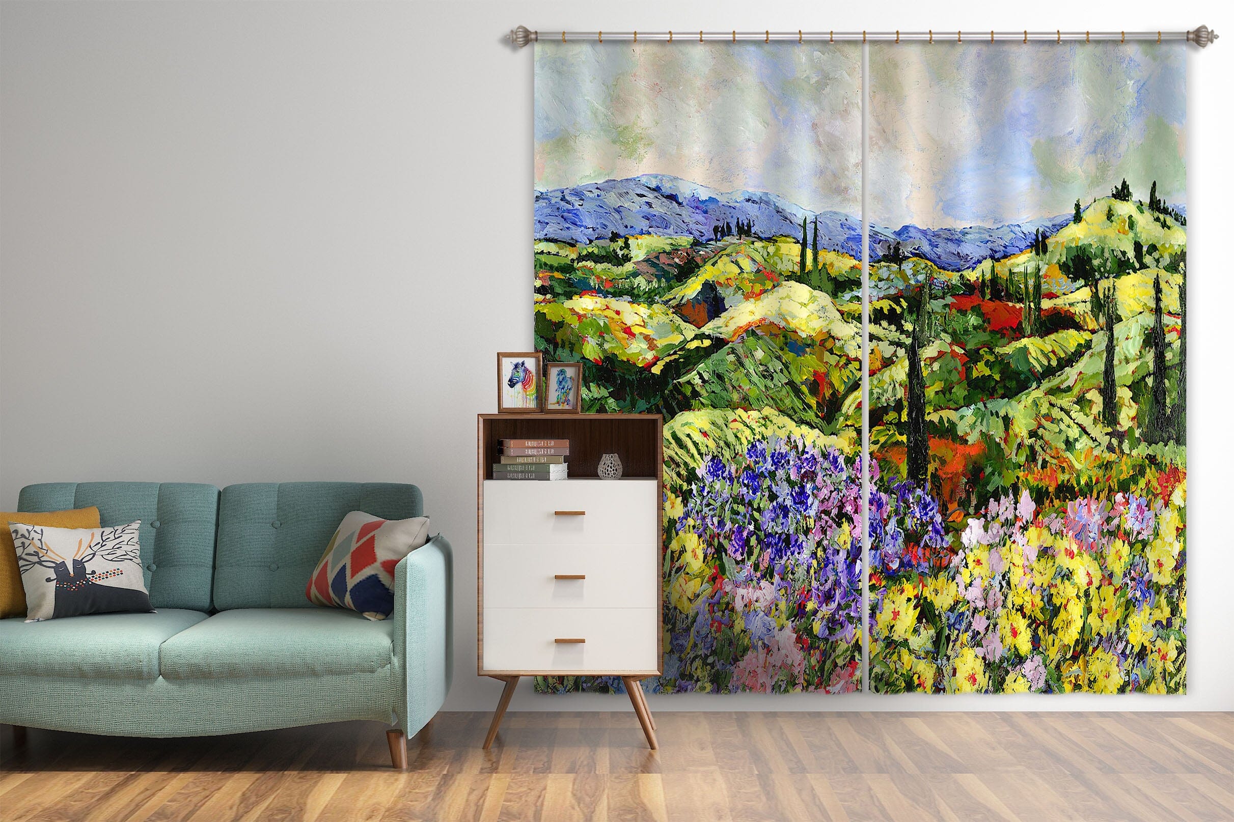 3D Dream Valley 041 Allan P. Friedlander Curtain Curtains Drapes Curtains AJ Creativity Home 