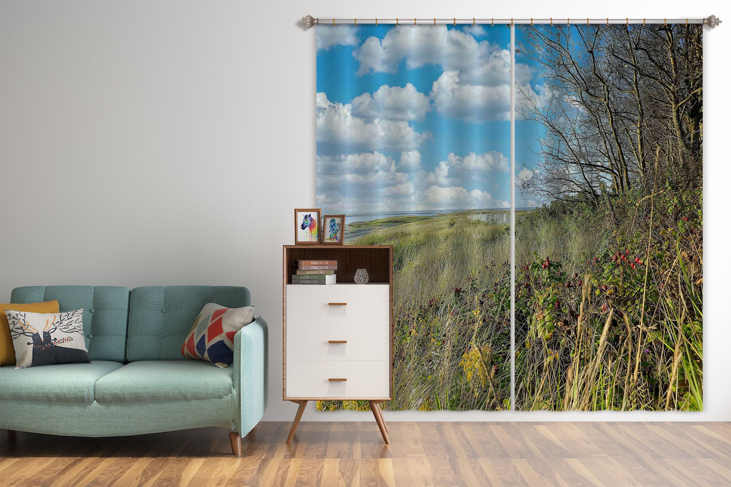 3D Withered Tree 61230 Kathy Barefield Curtain Curtains Drapes