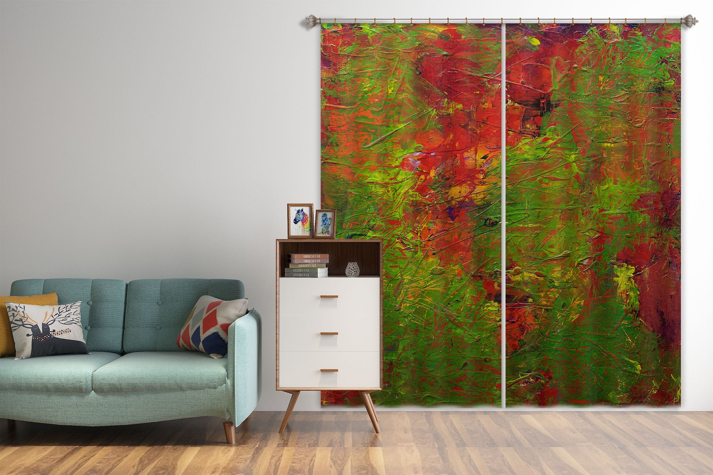 3D Red Maple Forest 109 Allan P. Friedlander Curtain Curtains Drapes Curtains AJ Creativity Home 