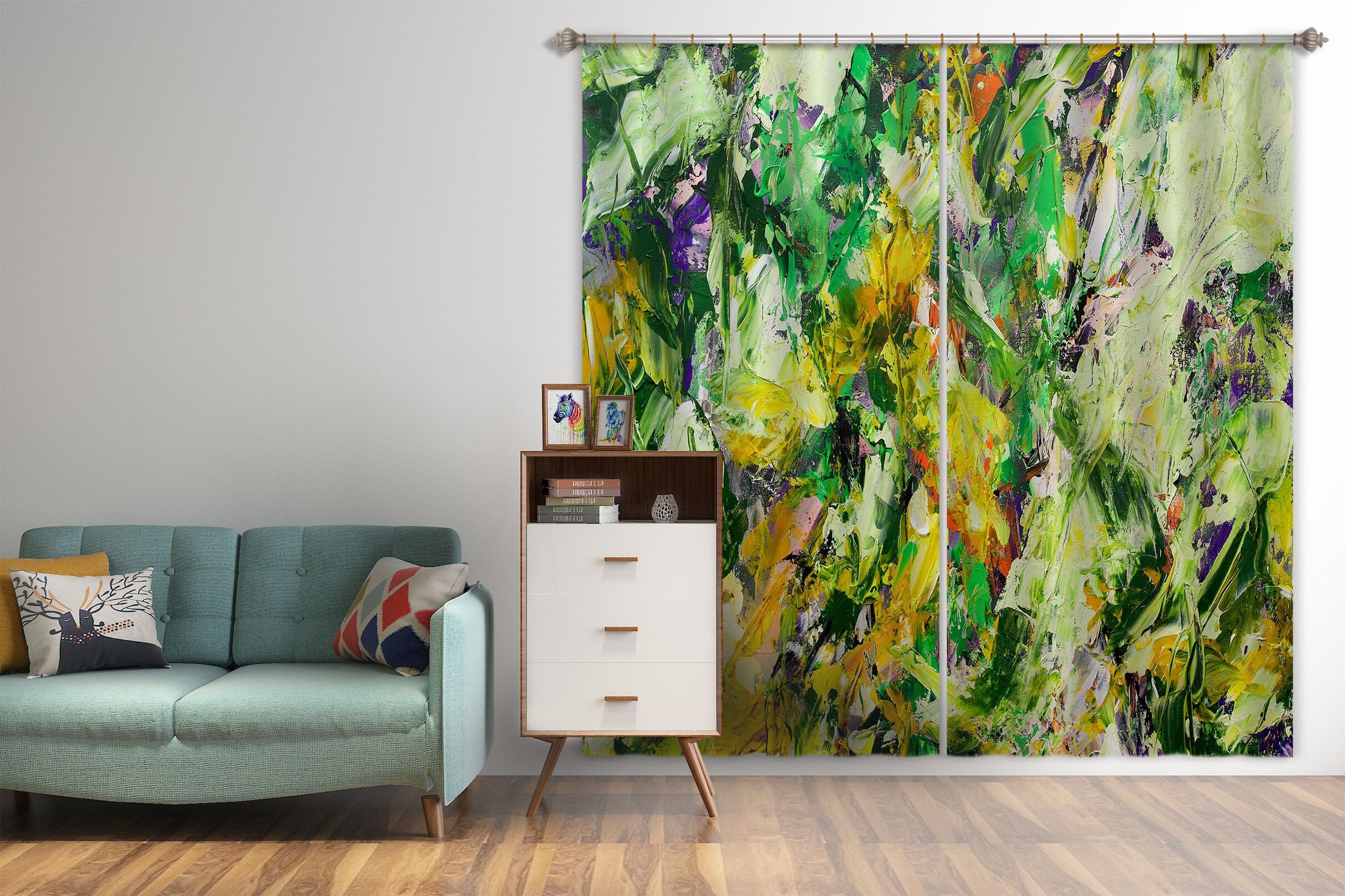 3D Color Graffiti 251 Allan P. Friedlander Curtain Curtains Drapes Curtains AJ Creativity Home 