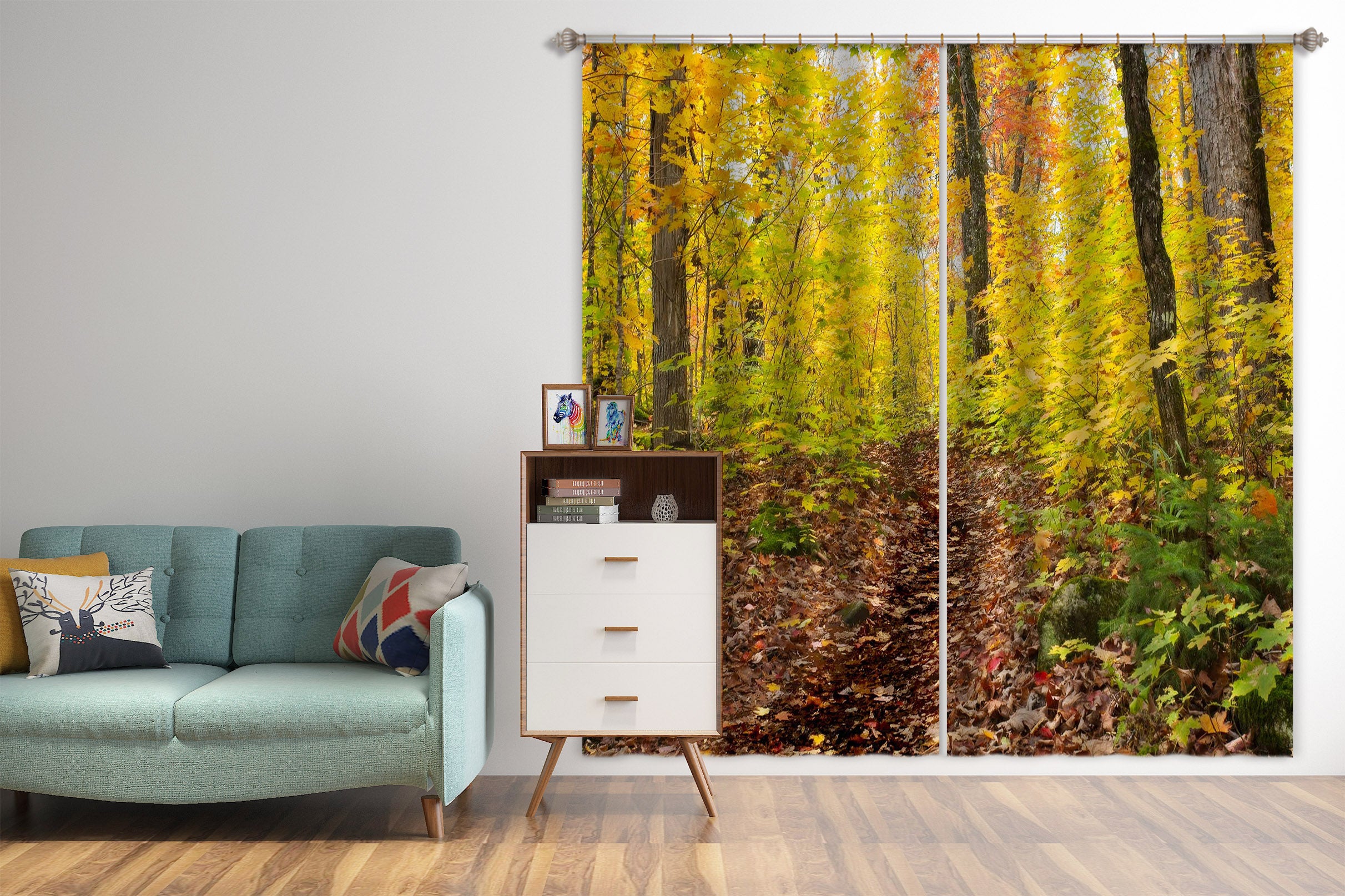 3D Forest 61209 Kathy Barefield Curtain Curtains Drapes