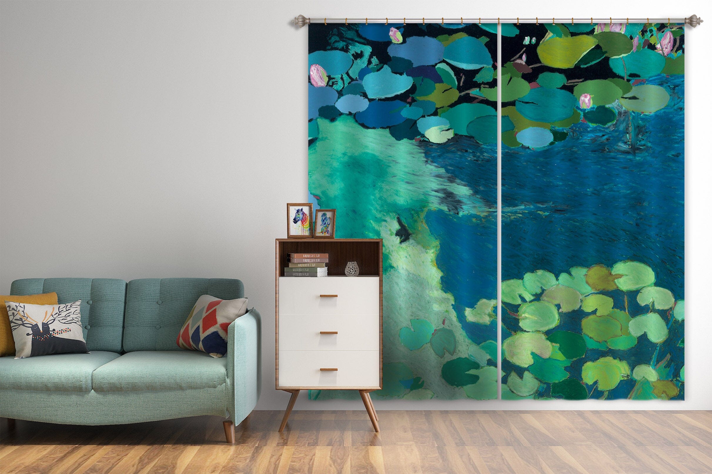 3D Summer Pool 229 Allan P. Friedlander Curtain Curtains Drapes Curtains AJ Creativity Home 