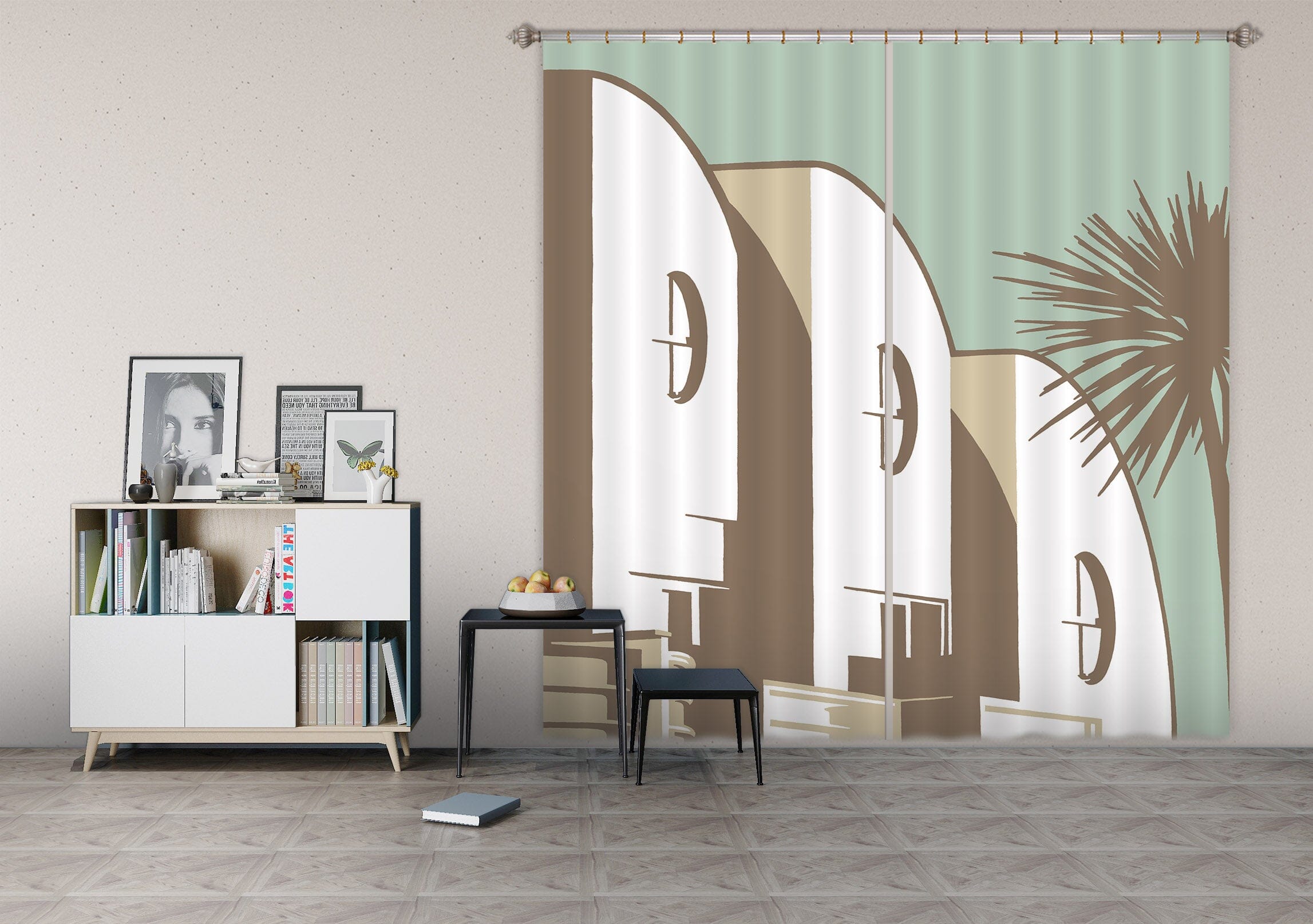 3D Sandbanks Banks Road 145 Steve Read Curtain Curtains Drapes Curtains AJ Creativity Home 