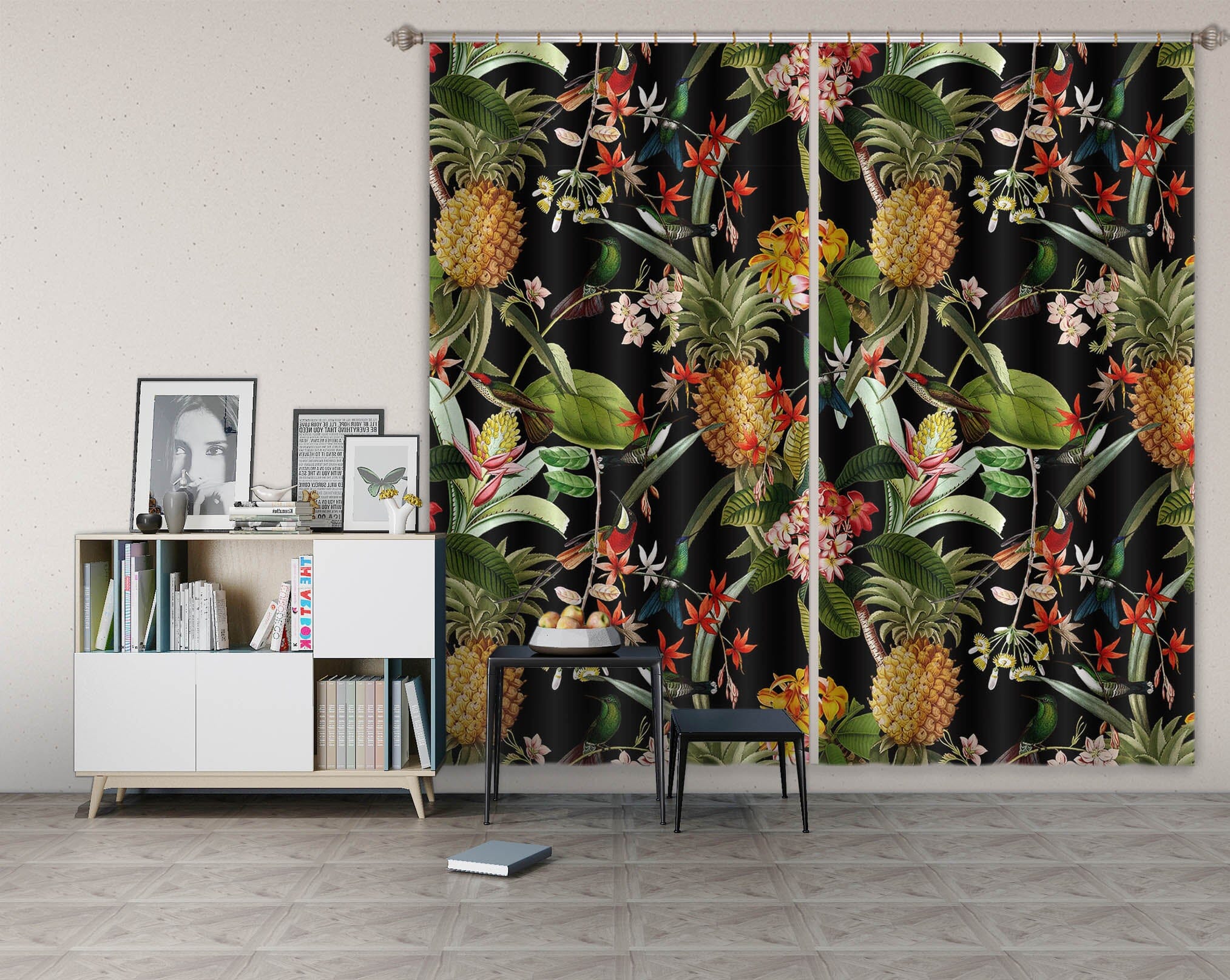 3D Fruit Tree 160 Uta Naumann Curtain Curtains Drapes Curtains AJ Creativity Home 
