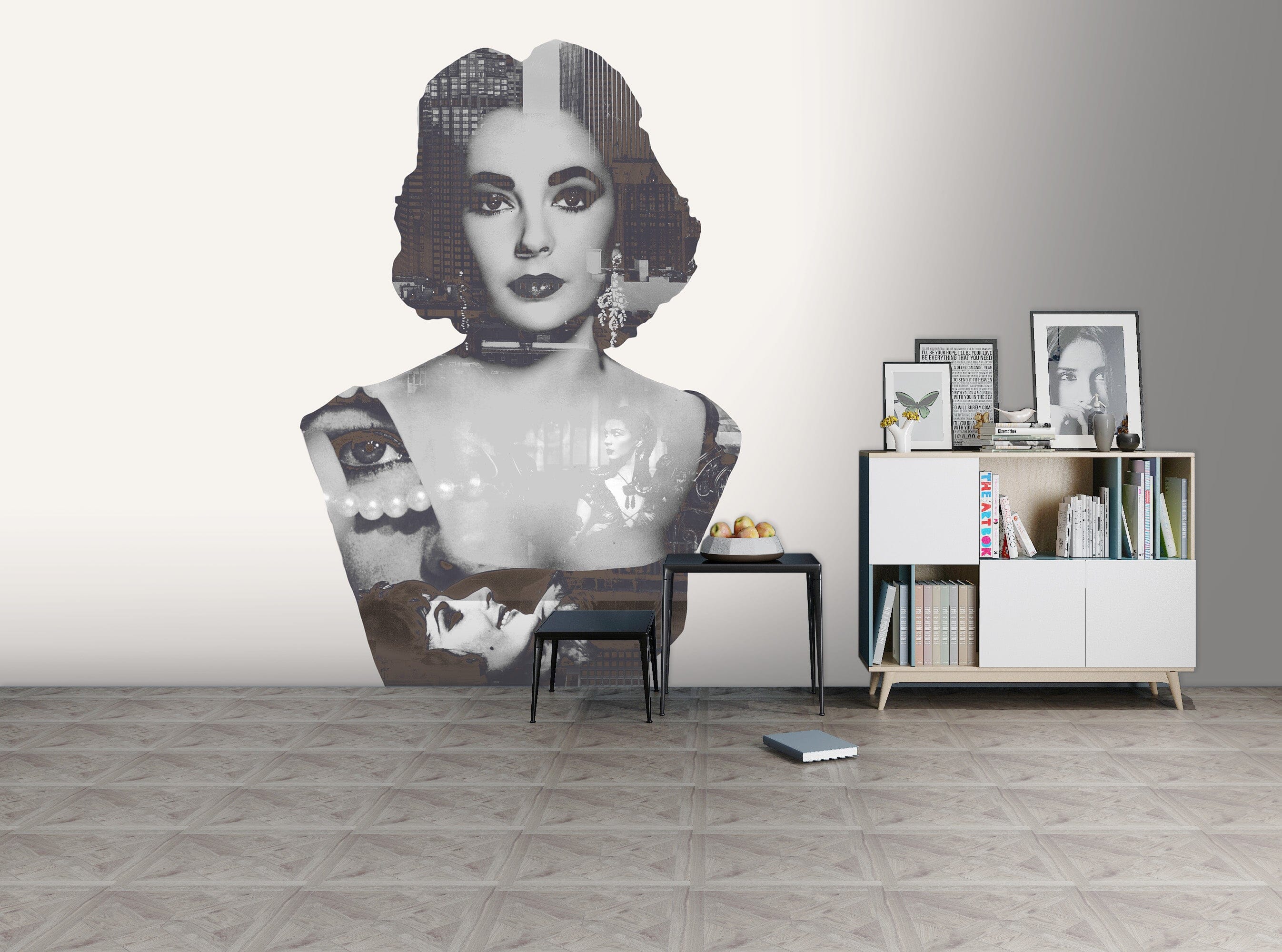 3D Gelizabethtaylor 1404 Marco Cavazzana Wall Mural Wall Murals Wallpaper AJ Wallpaper 2 