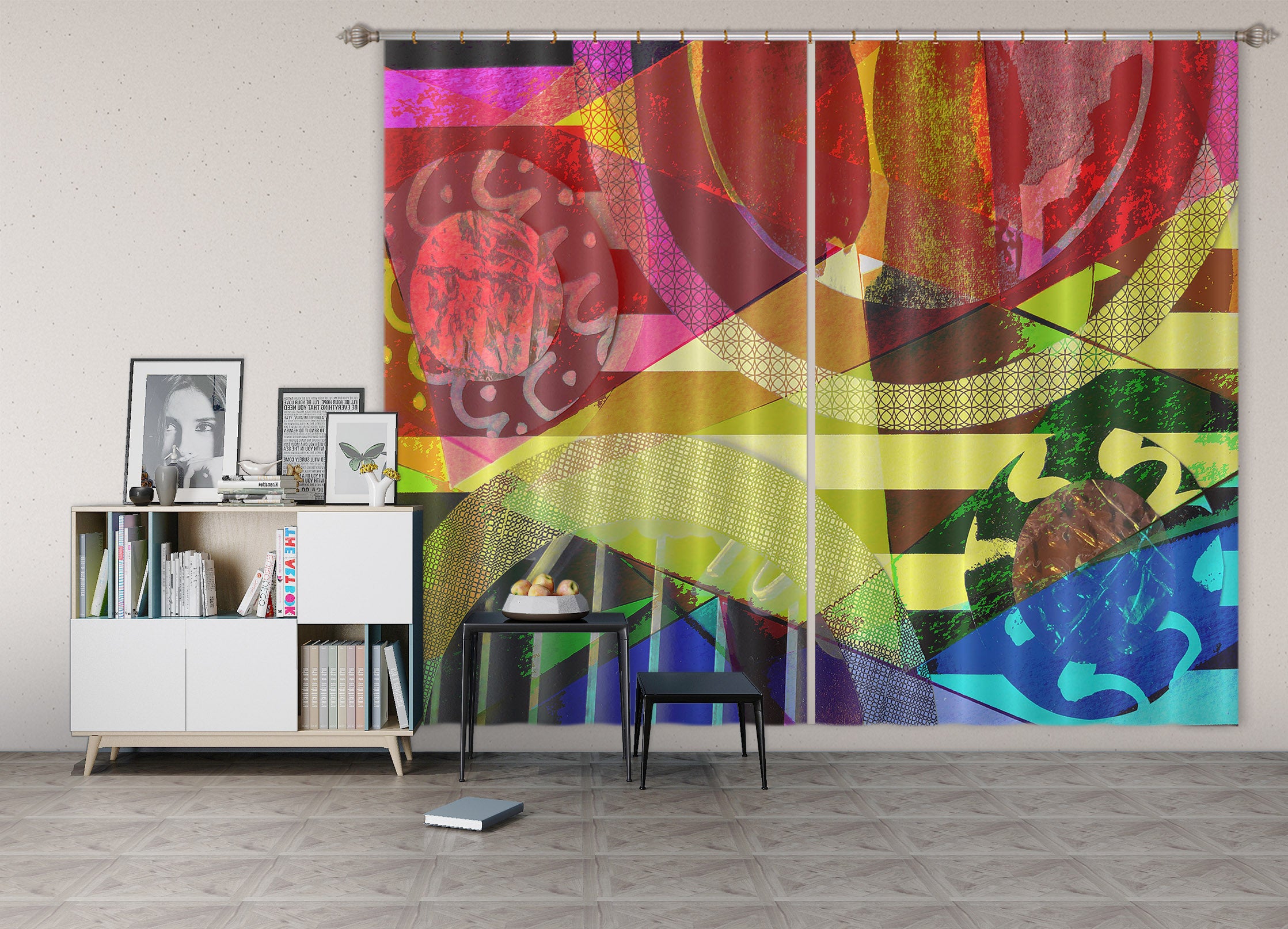 3D Color Pattern 19187 Shandra Smith Curtain Curtains Drapes