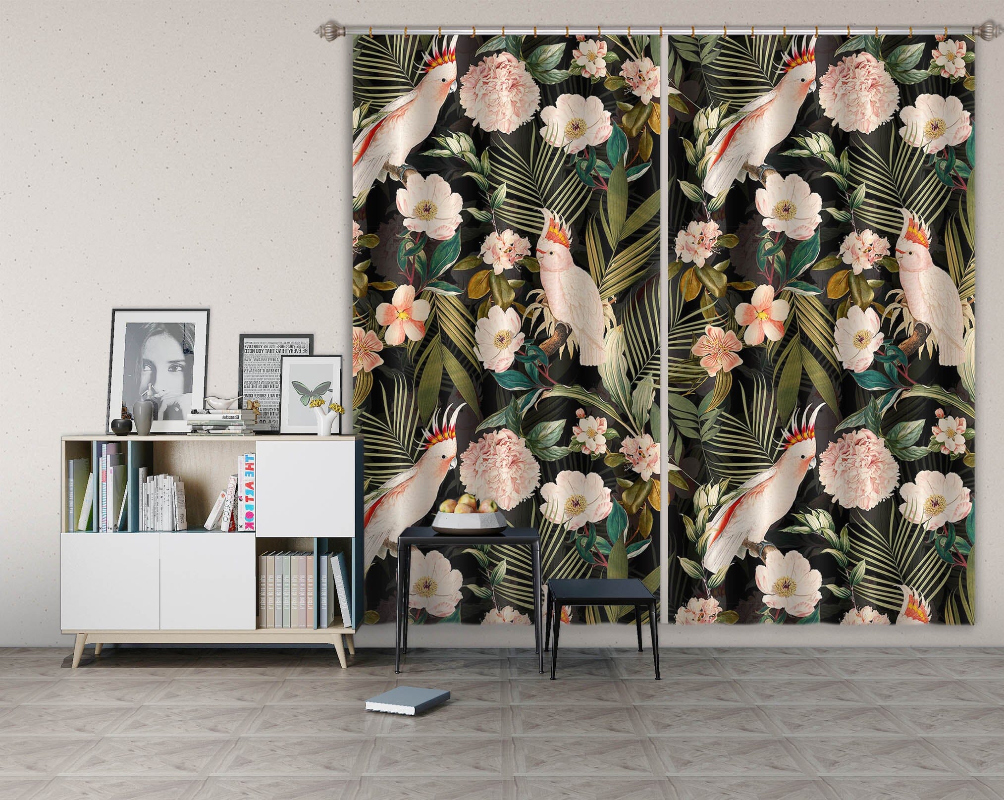 3D Grow Quietly 136 Uta Naumann Curtain Curtains Drapes Curtains AJ Creativity Home 