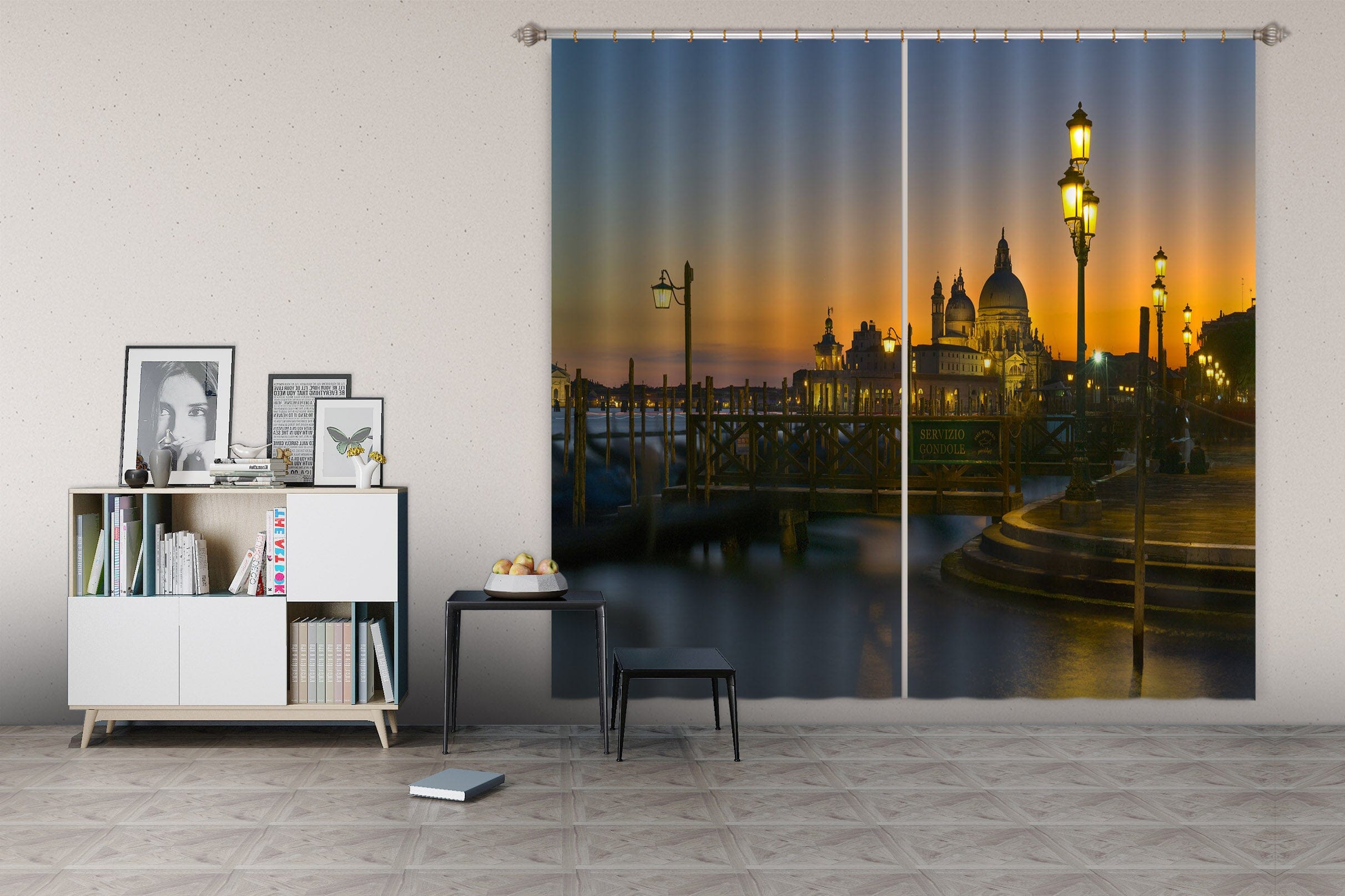 3D Dream City 172 Marco Carmassi Curtain Curtains Drapes Curtains AJ Creativity Home 