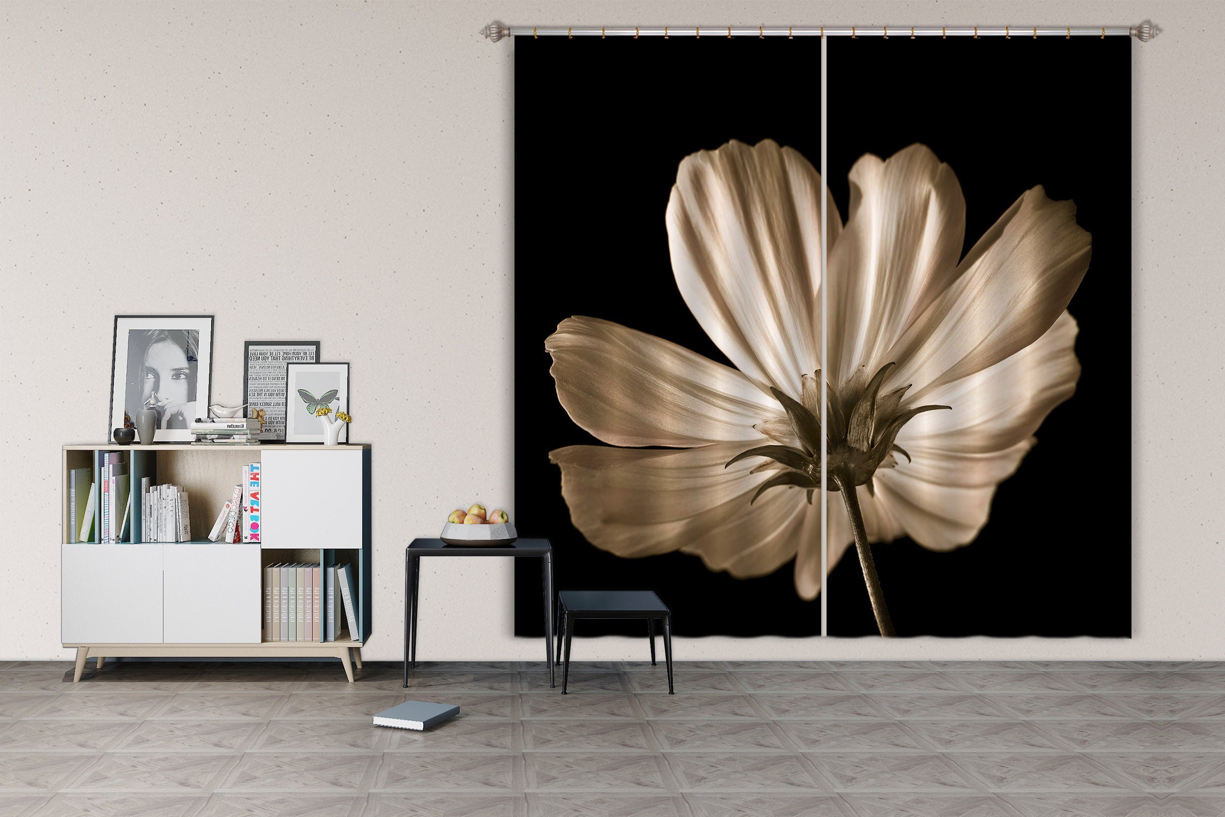 3D Artistic Petal 6305 Assaf Frank Curtain Curtains Drapes