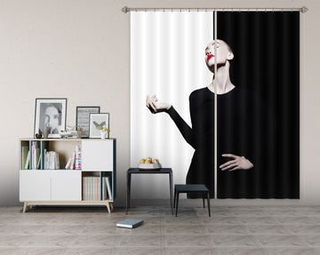 3D Elegant Girl 777 Curtains Drapes Wallpaper AJ Wallpaper 