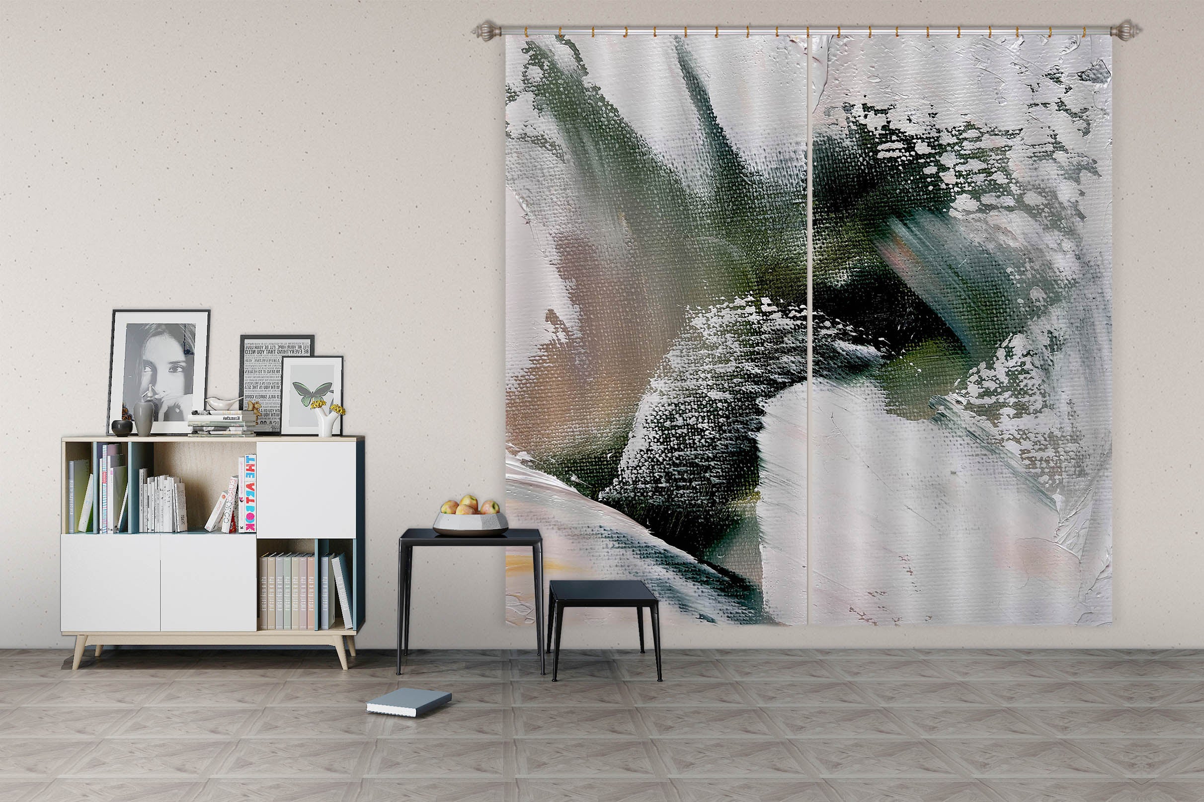 3D Abstract Painting 2403 Skromova Marina Curtain Curtains Drapes