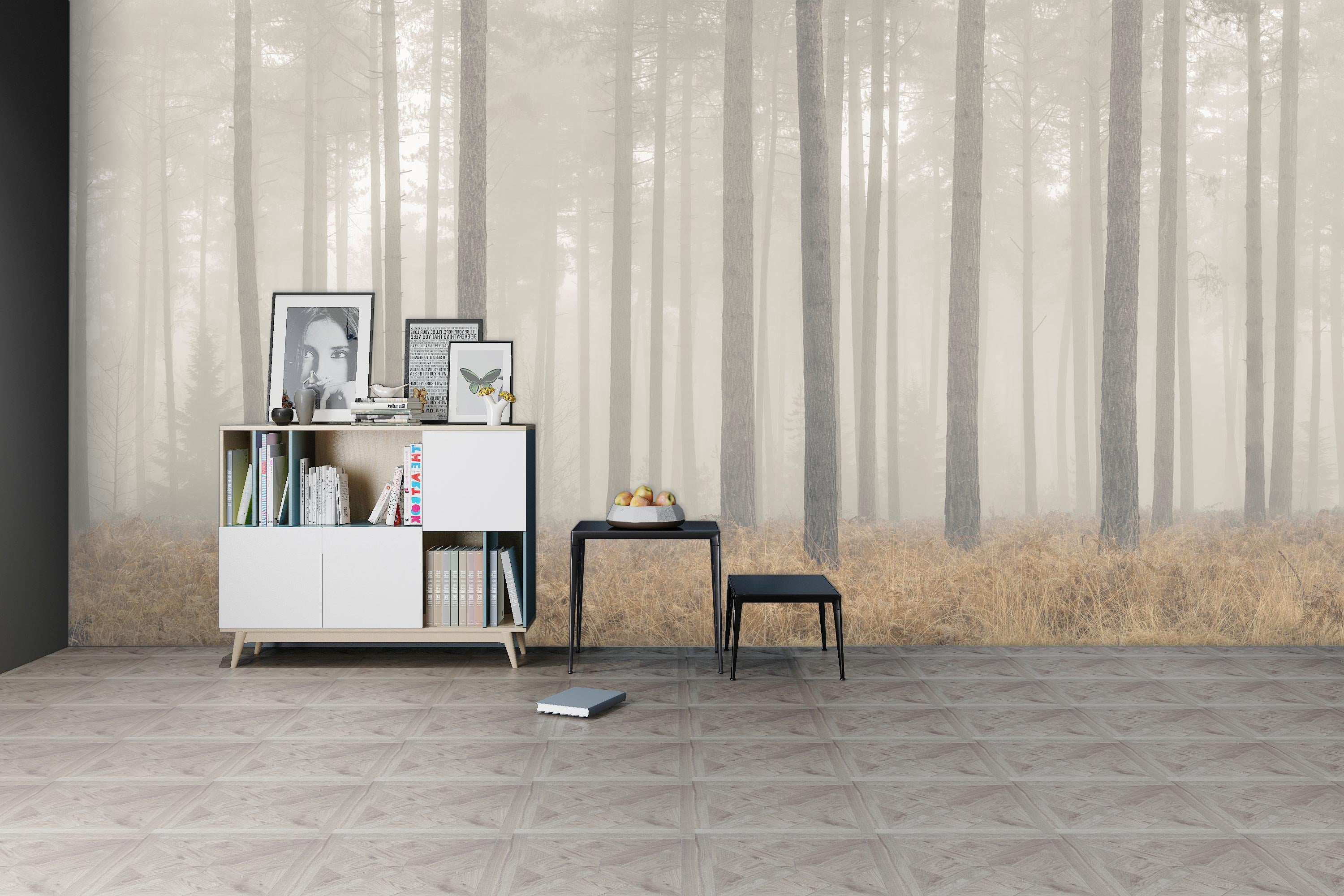 3D Forest Fog 6284 Assaf Frank Wall Mural Wall Murals