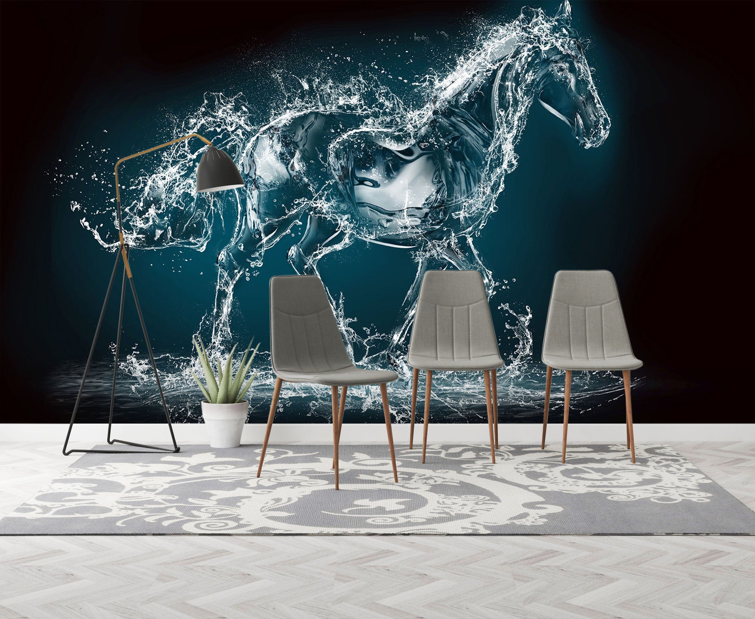 3D Transparent Horse 253 Wall Murals Wallpaper AJ Wallpaper 2 