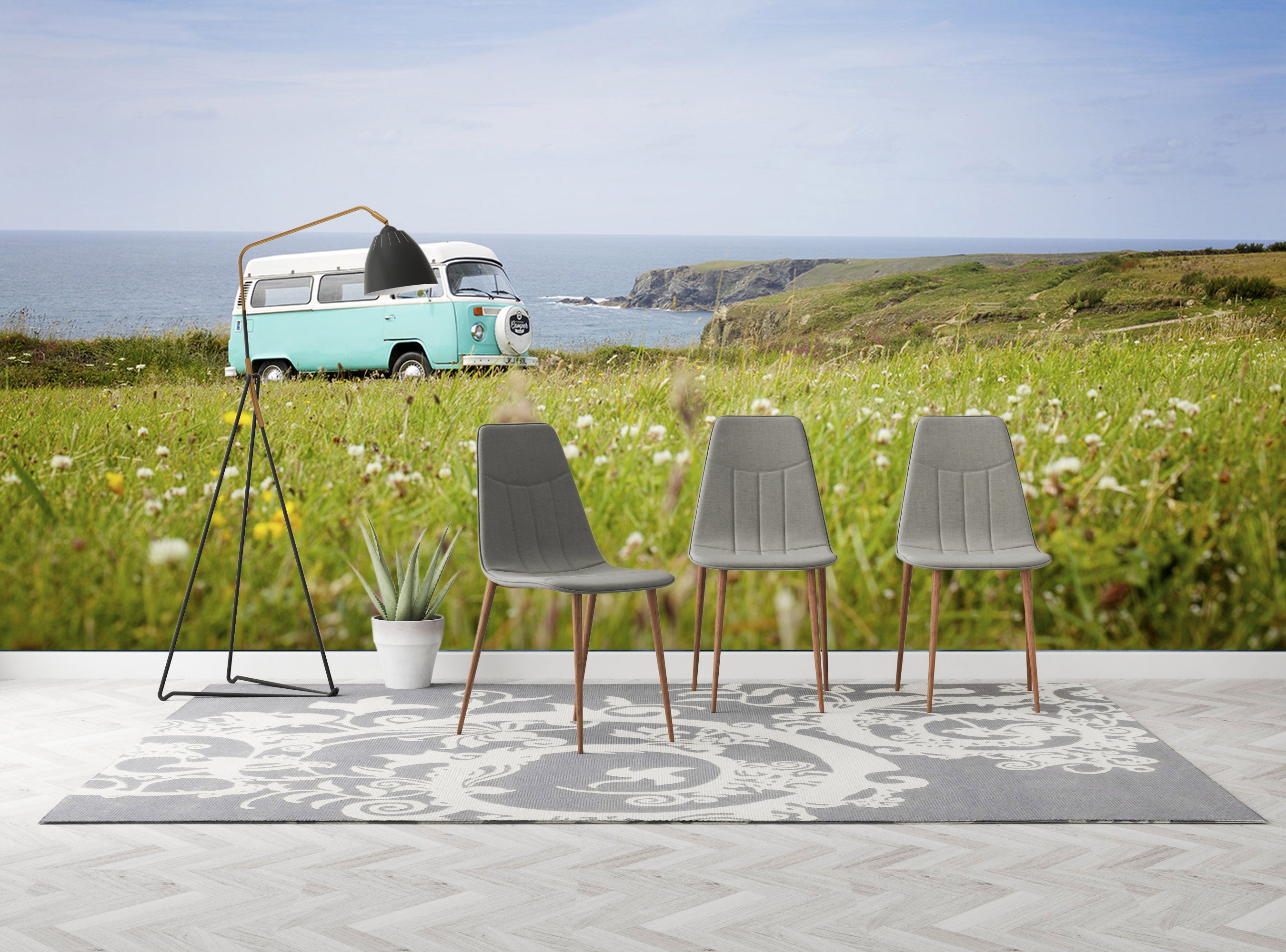 3D Prairie Bus 204 Vehicle Wall Murals