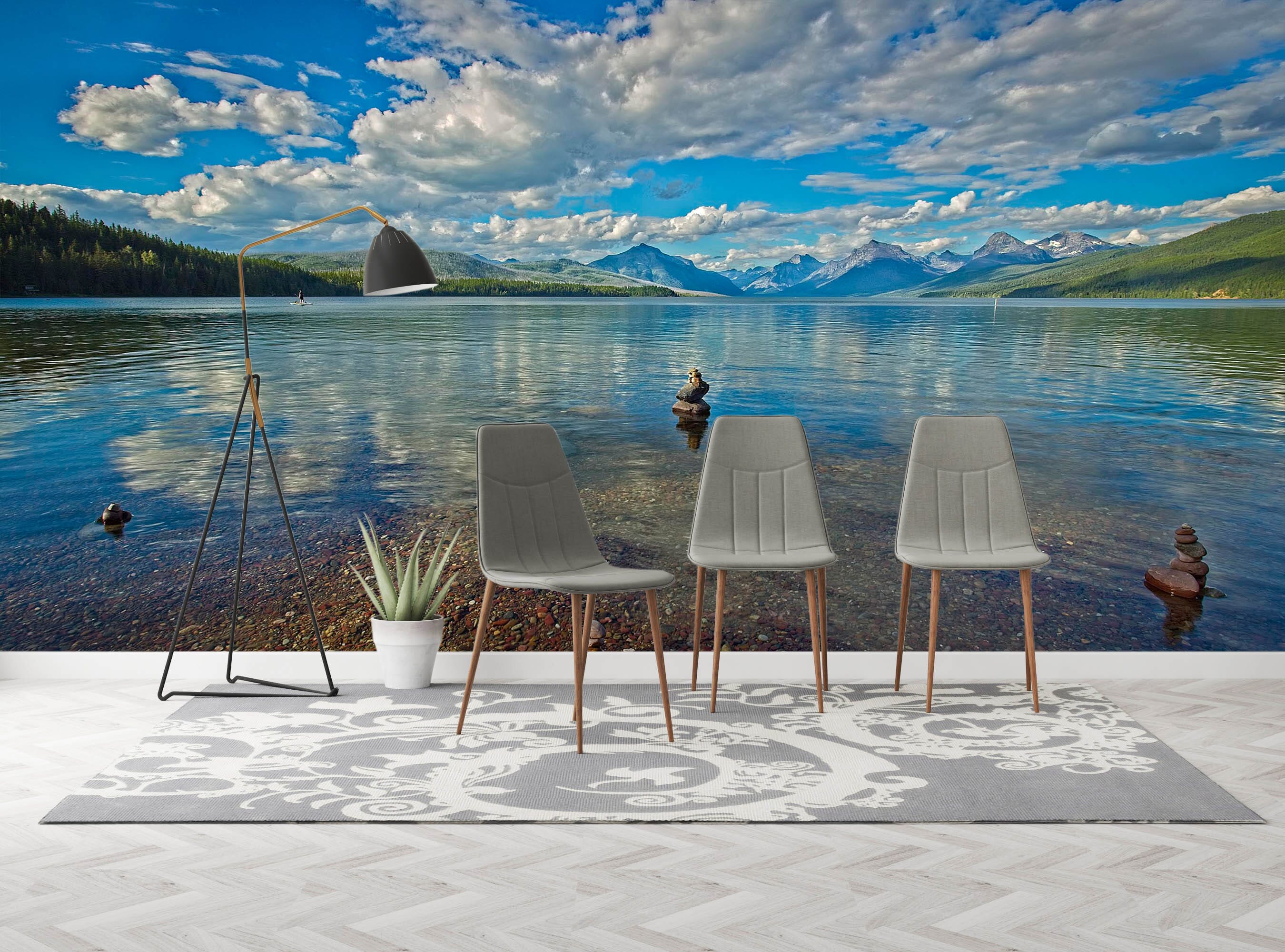 3D Clear Lake 121 Kathy Barefield Wall Mural Wall Murals Wallpaper AJ Wallpaper 2 